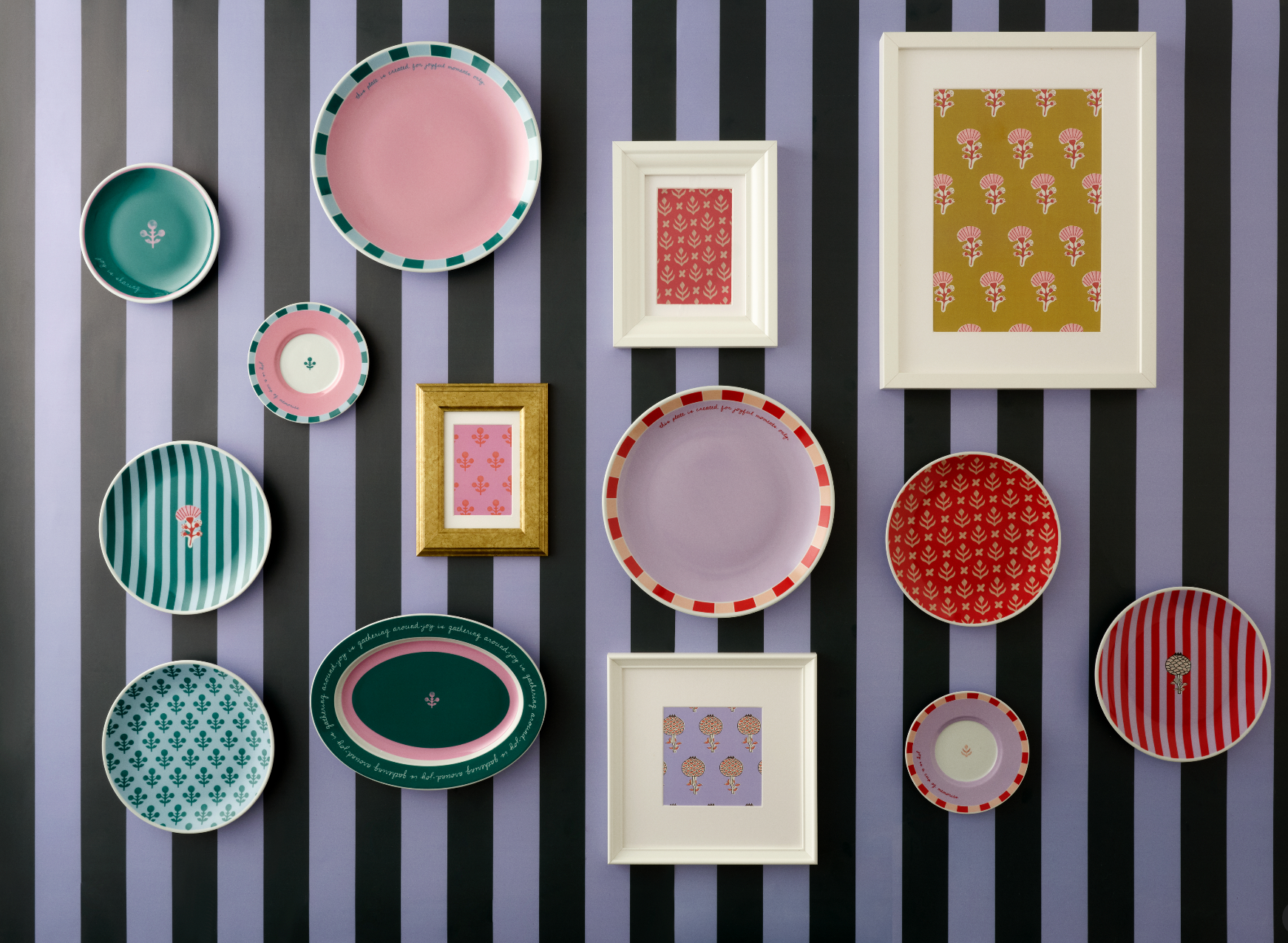 Piatto da dessert Joy Collection Nostalgia Stripes