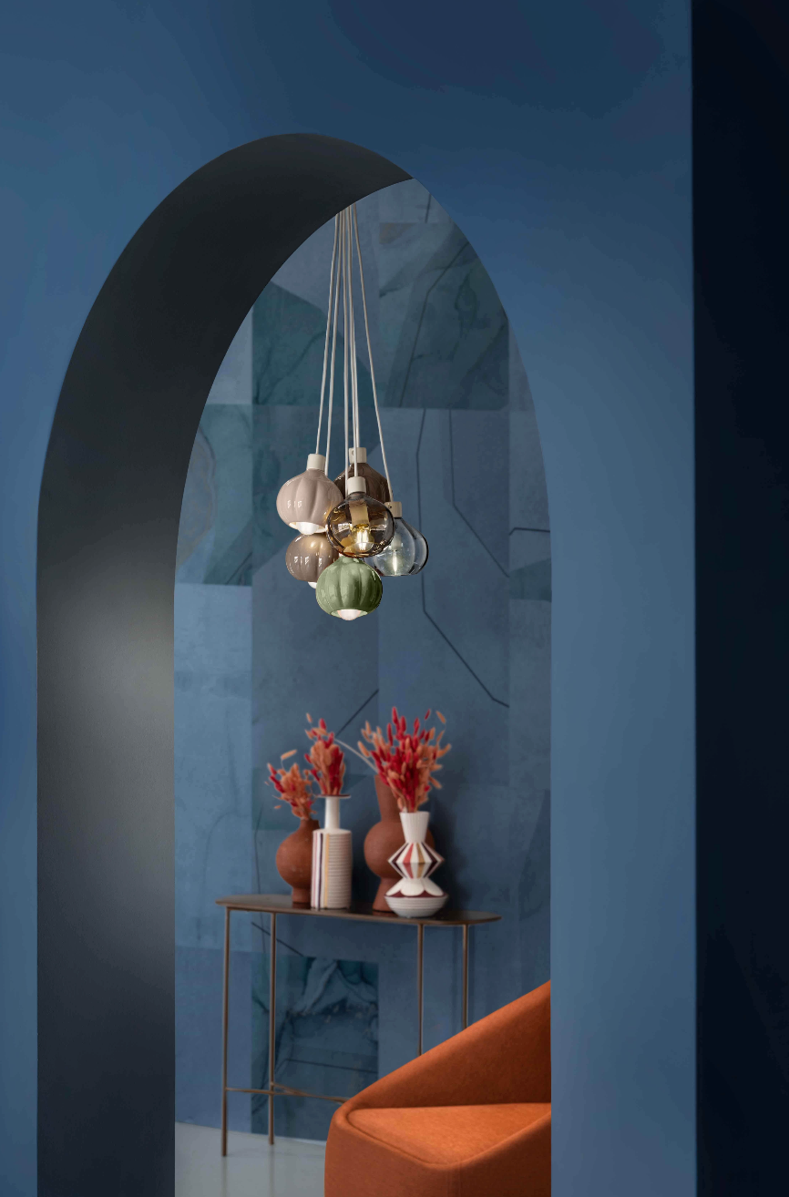 Lampada A Sospensione Afoxe' Verde Salvia