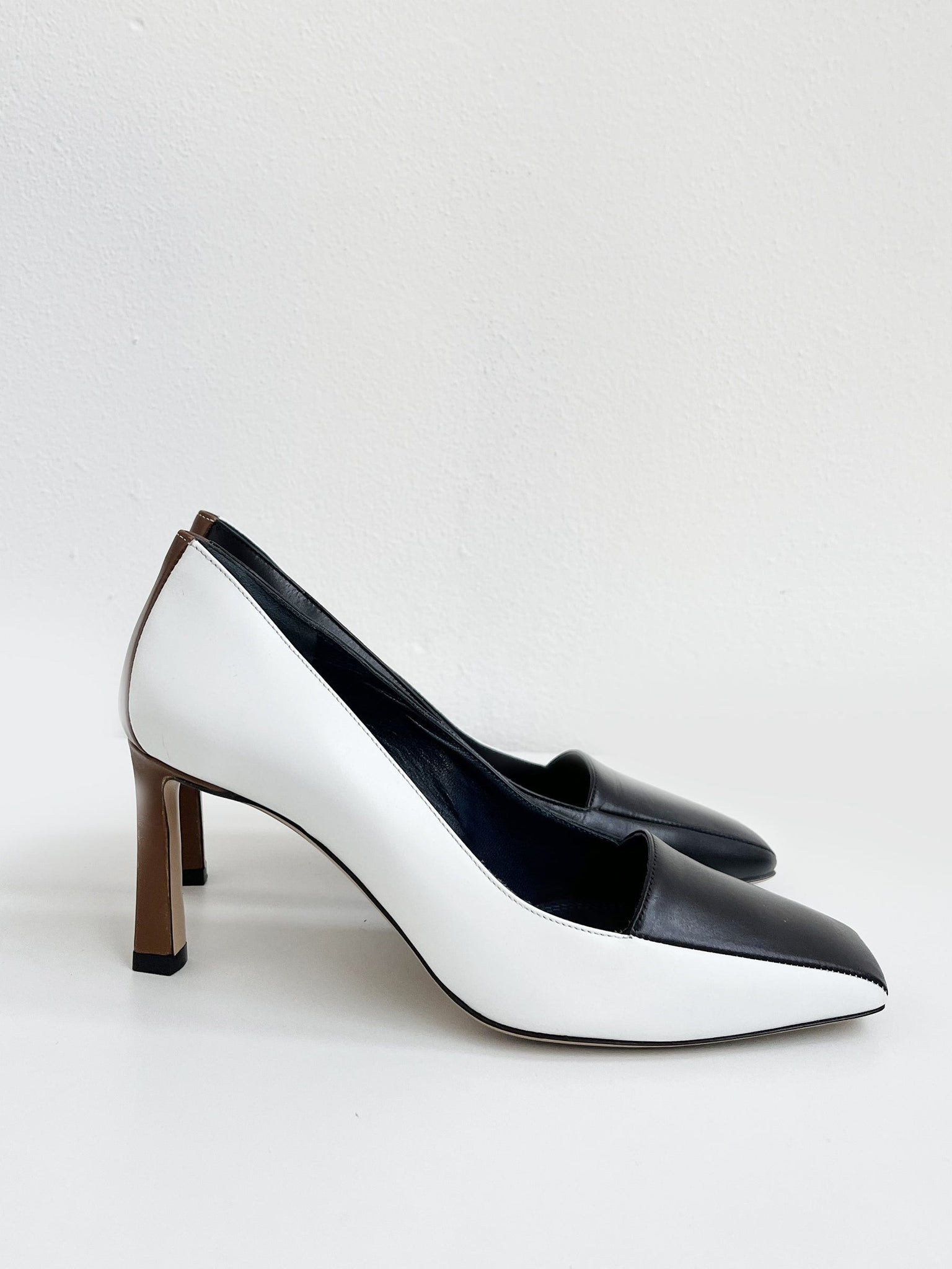 PEGASO PUMP TRICOLOR CALFSKIN
