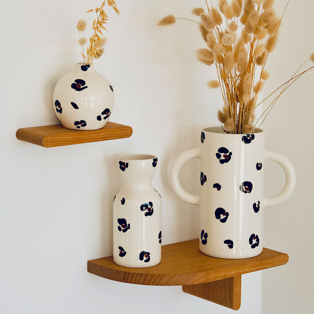 Vaso in ceramica Mediterranea - Leopardo