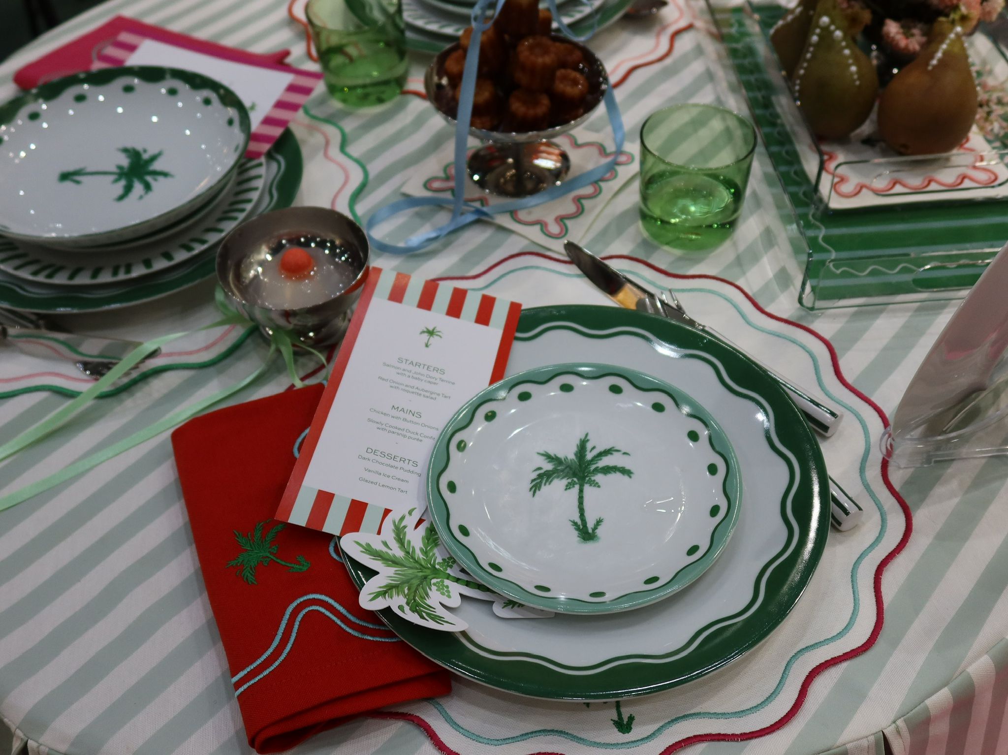 Piatto da portata ovale della collezione Palm