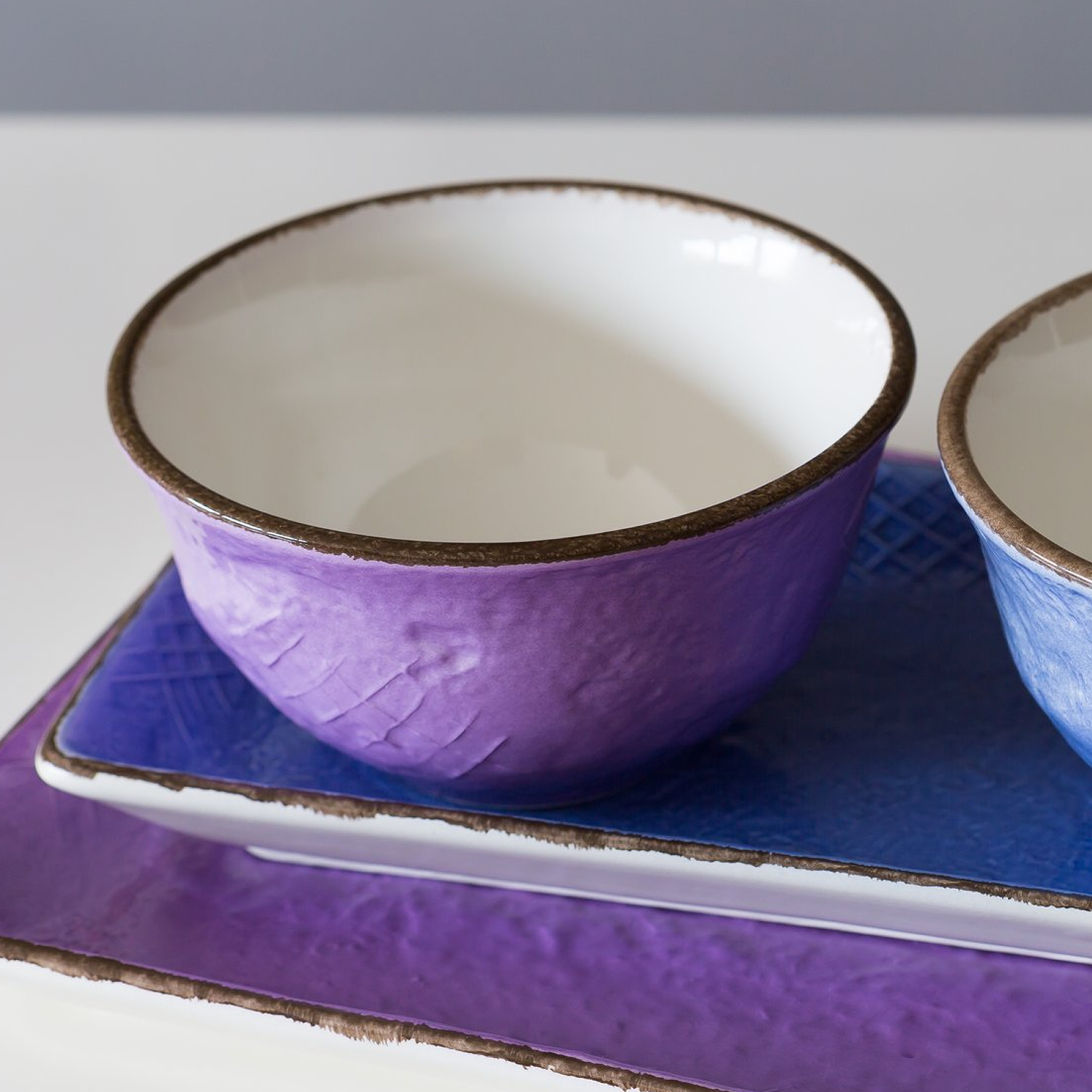 PRETA Set 6 Ciotole Colazione Lilla