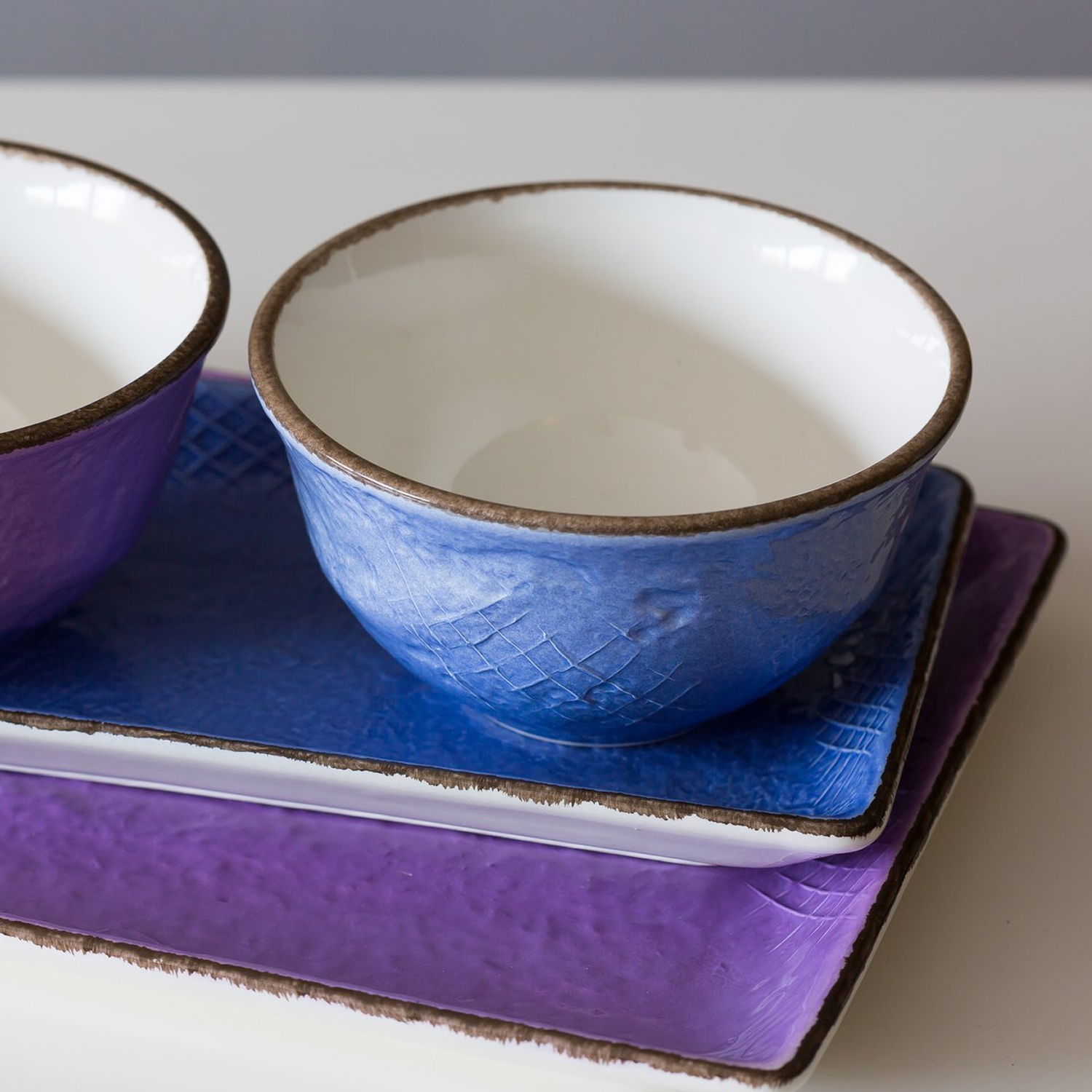 PRETA Set 6 Ciotole Colazione Turchese