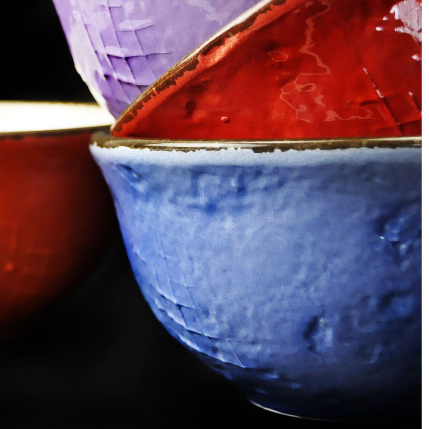 PRETA Set 6 Ciotole Colazione Turchese