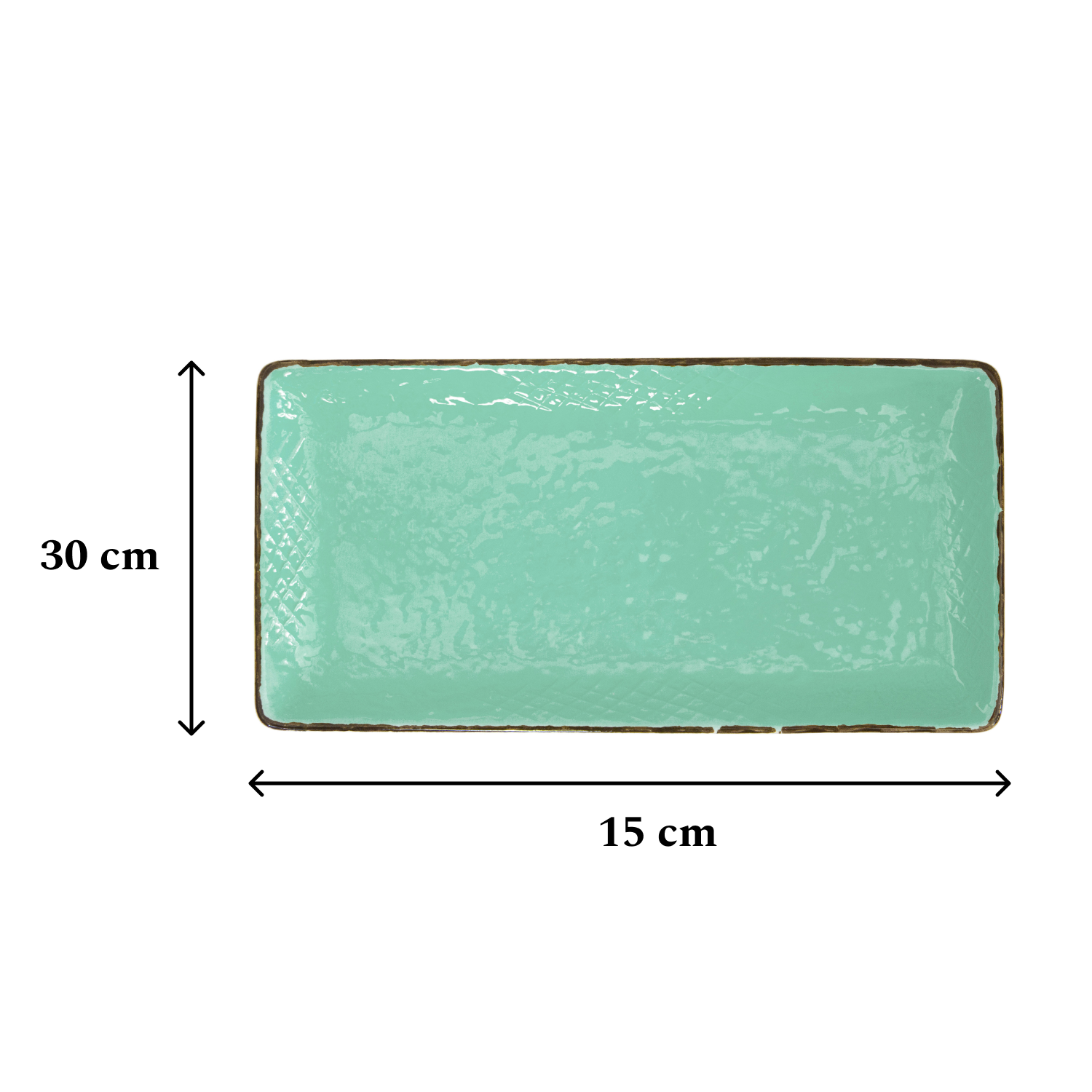 PRETA Piatto Sushi 30X15Cm Colore Acquamarina