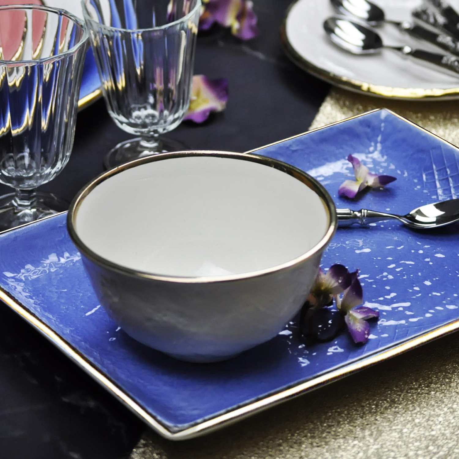 PRETA Piatto Sushi 30X15Cm Colore Acquamarina