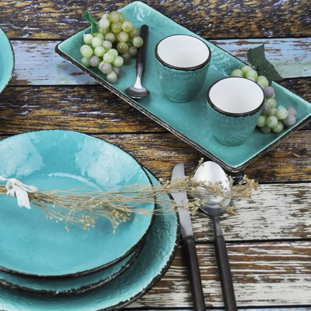 PRETA Vassoio rettangolare 32x26cm Verde bosco