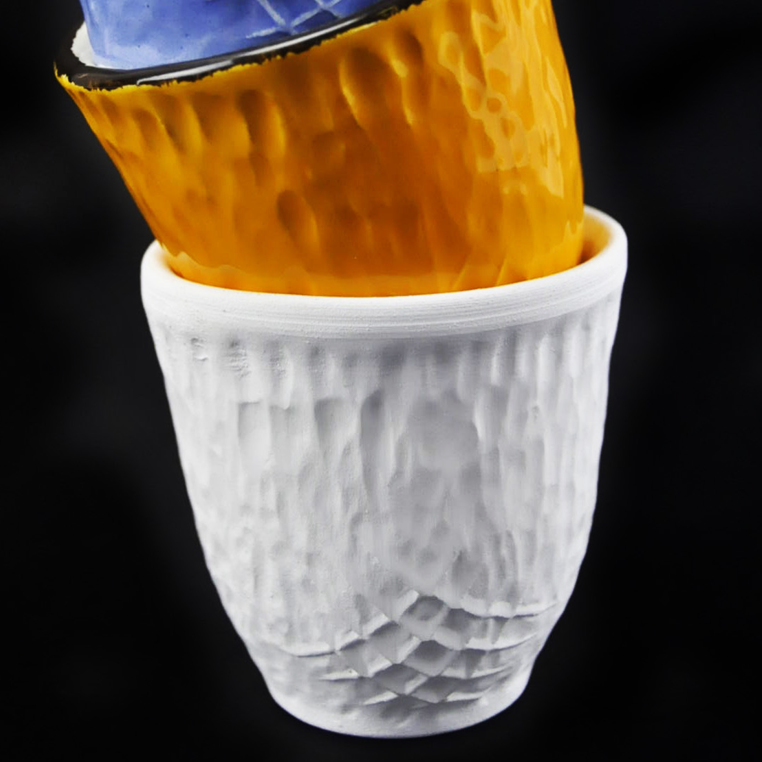 PRETA Set 6 Bicchierini Caffè Bianco