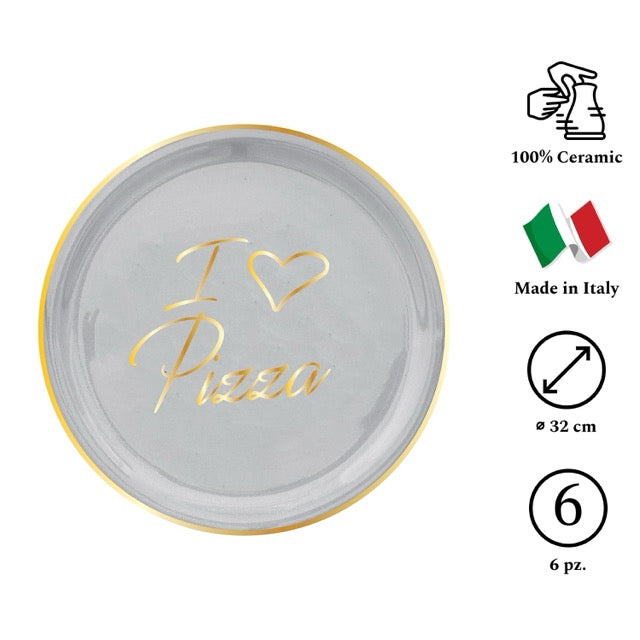I LOVE PIZZA Piatto Pizza Bianco