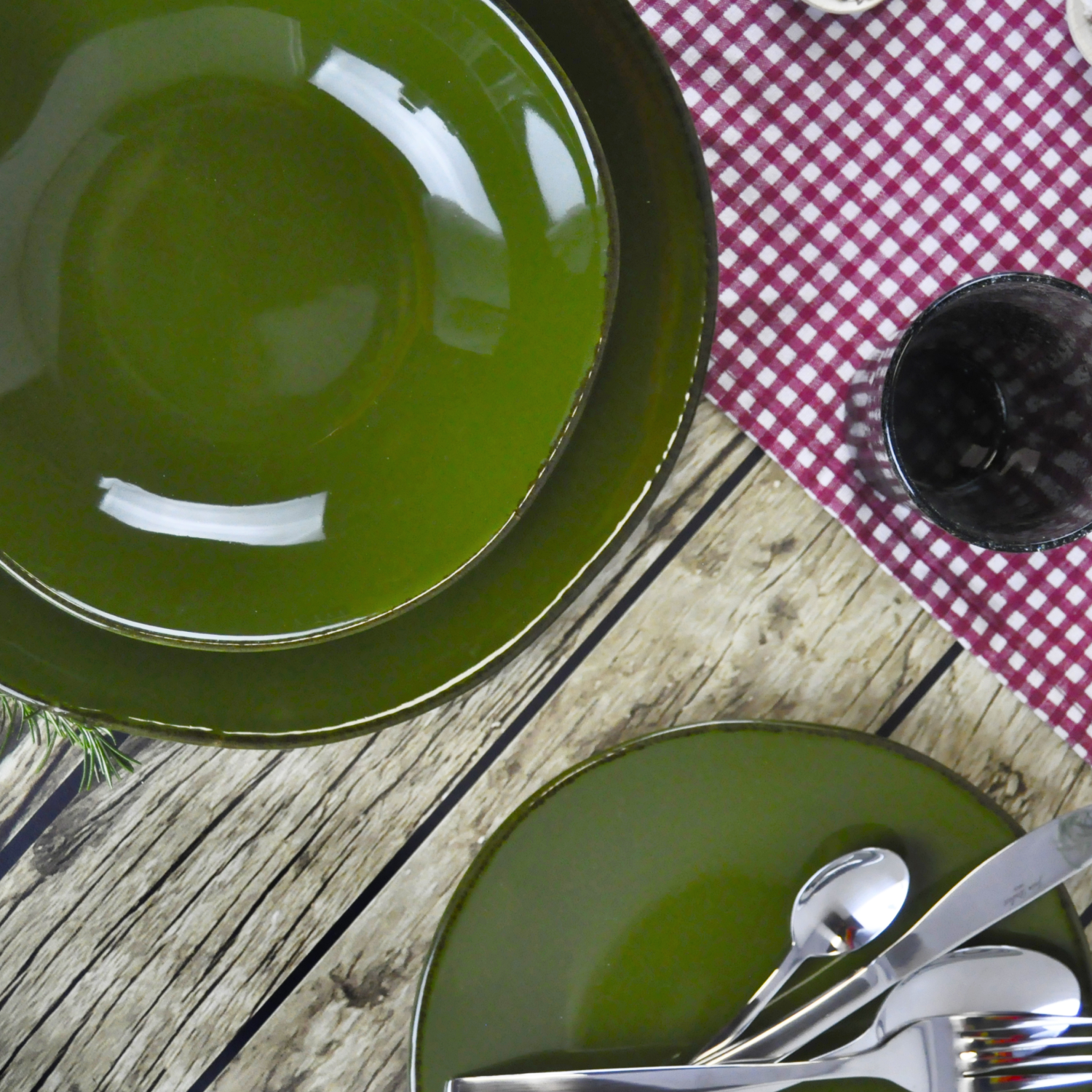 MATERIA Set 6 Piatto Frutta 23Cm Bosco