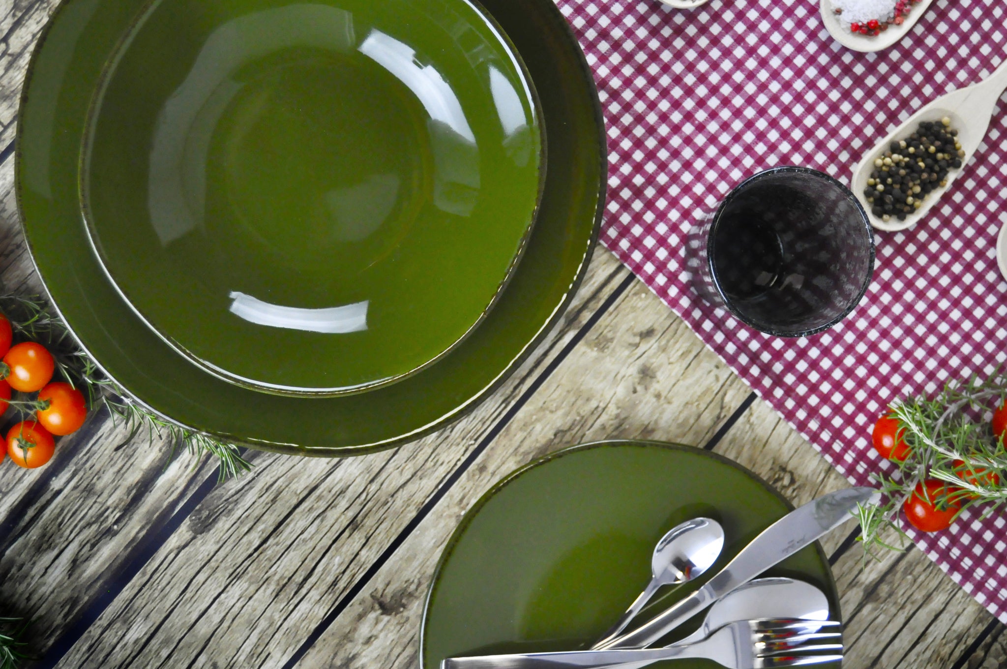 MATERIA Set Da 12 Piatti Bosco