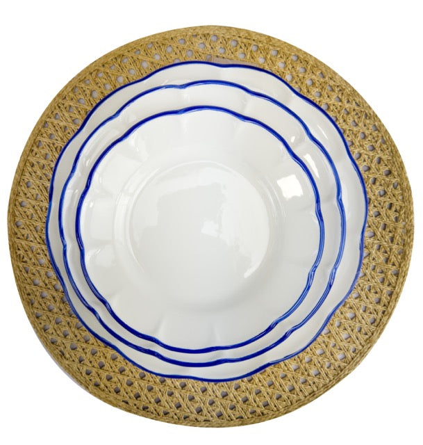 DOLCEVITA NASTRO Set Da 12 Piatti Blu