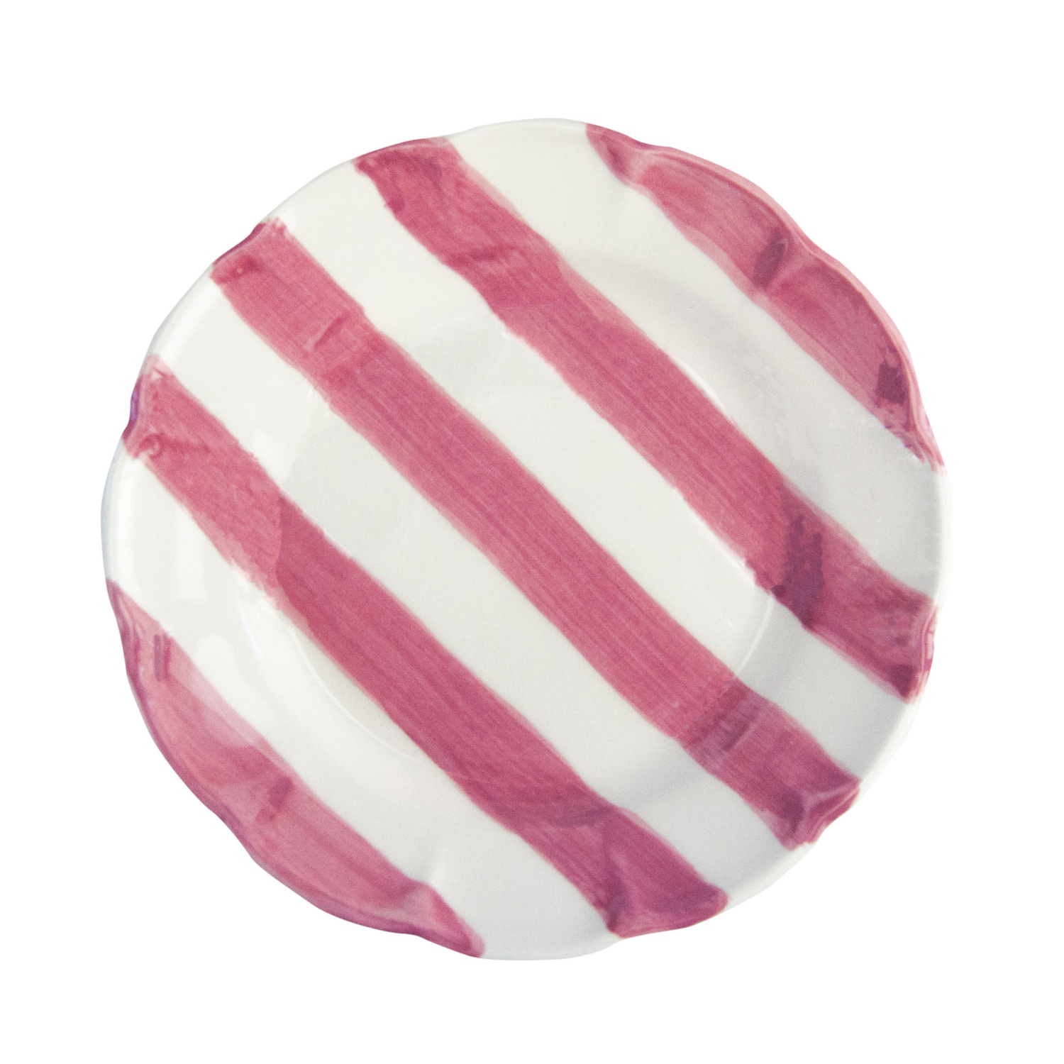 DOLCEVITA NASTRO Set 6 Piatti Frutta Rosa