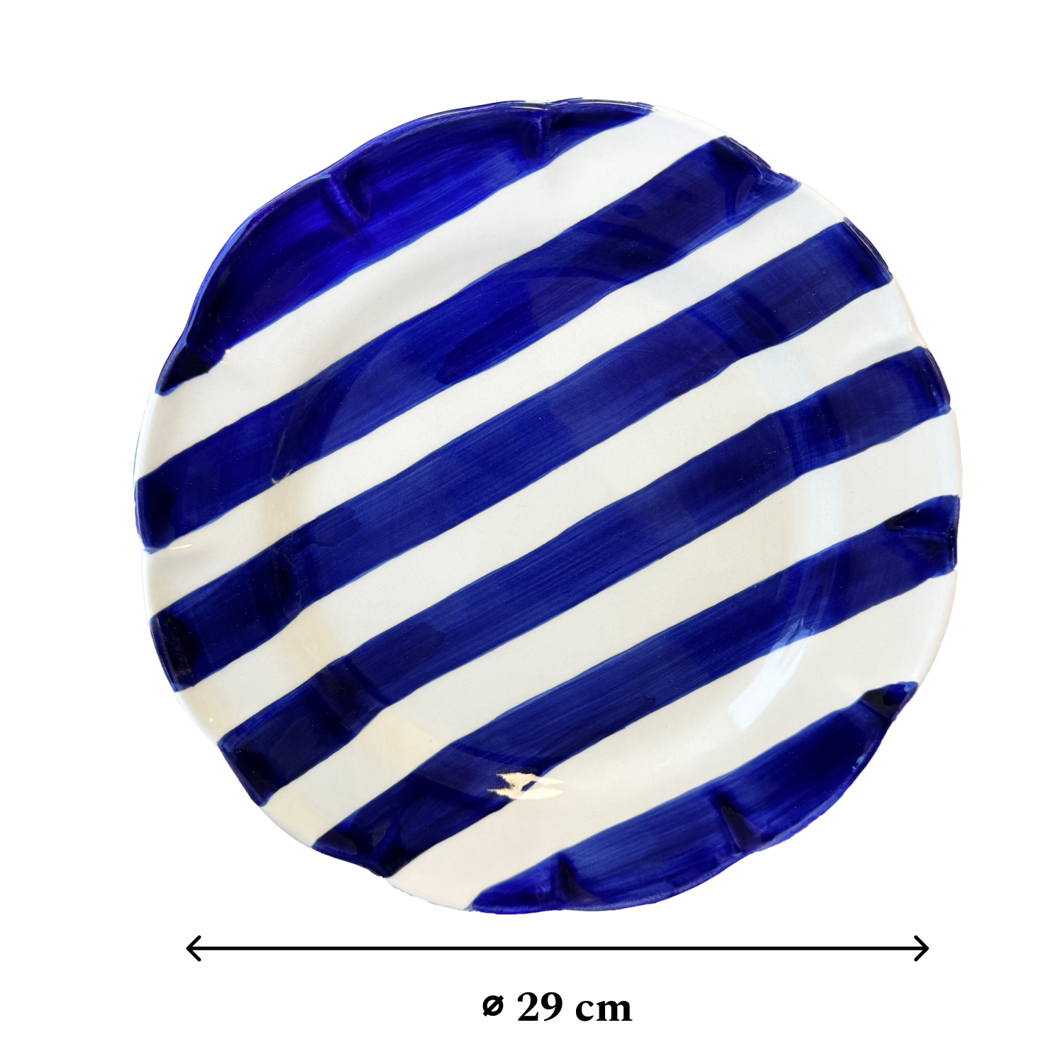 Piatto Segnaposto Dolcevita Blu