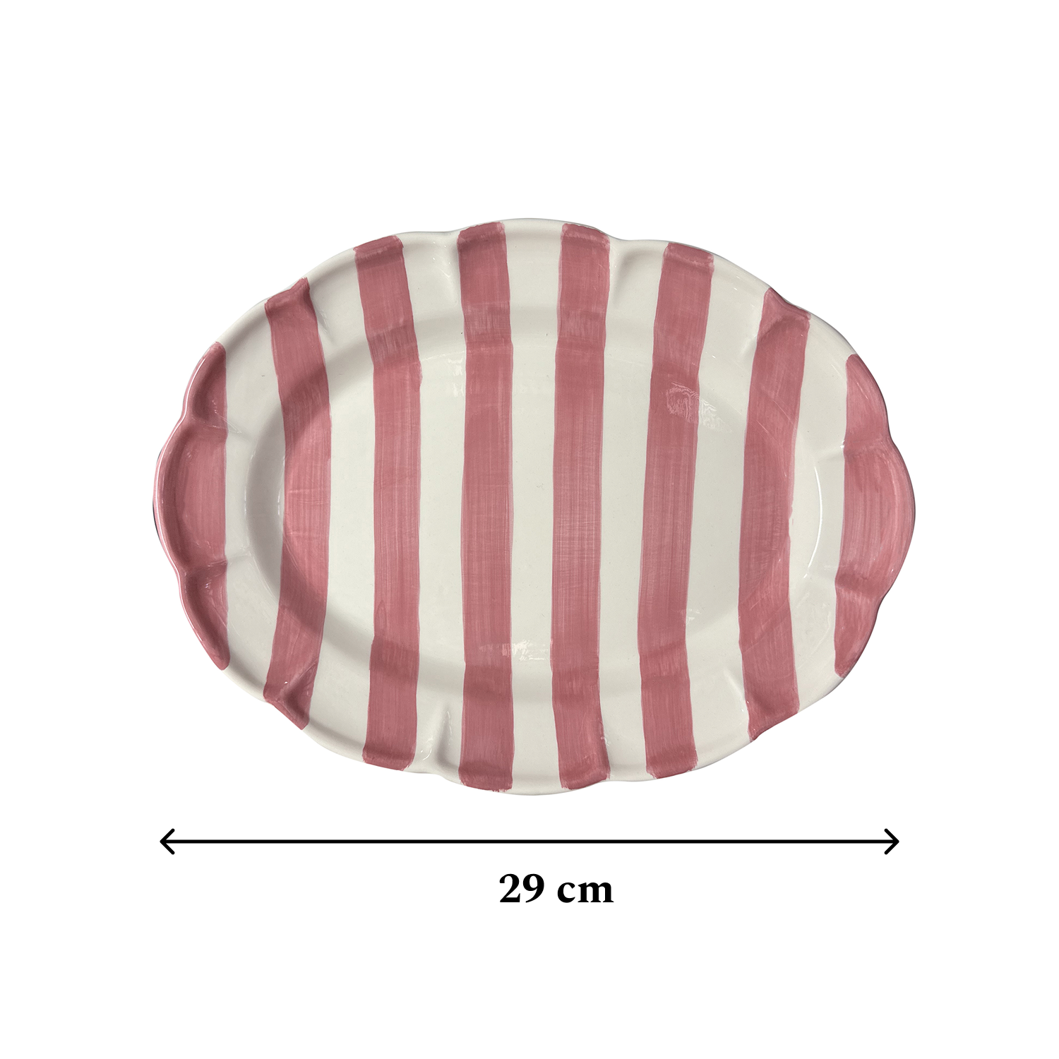 DOLCEVITA NASTRO Vassoio Ovale Rosa