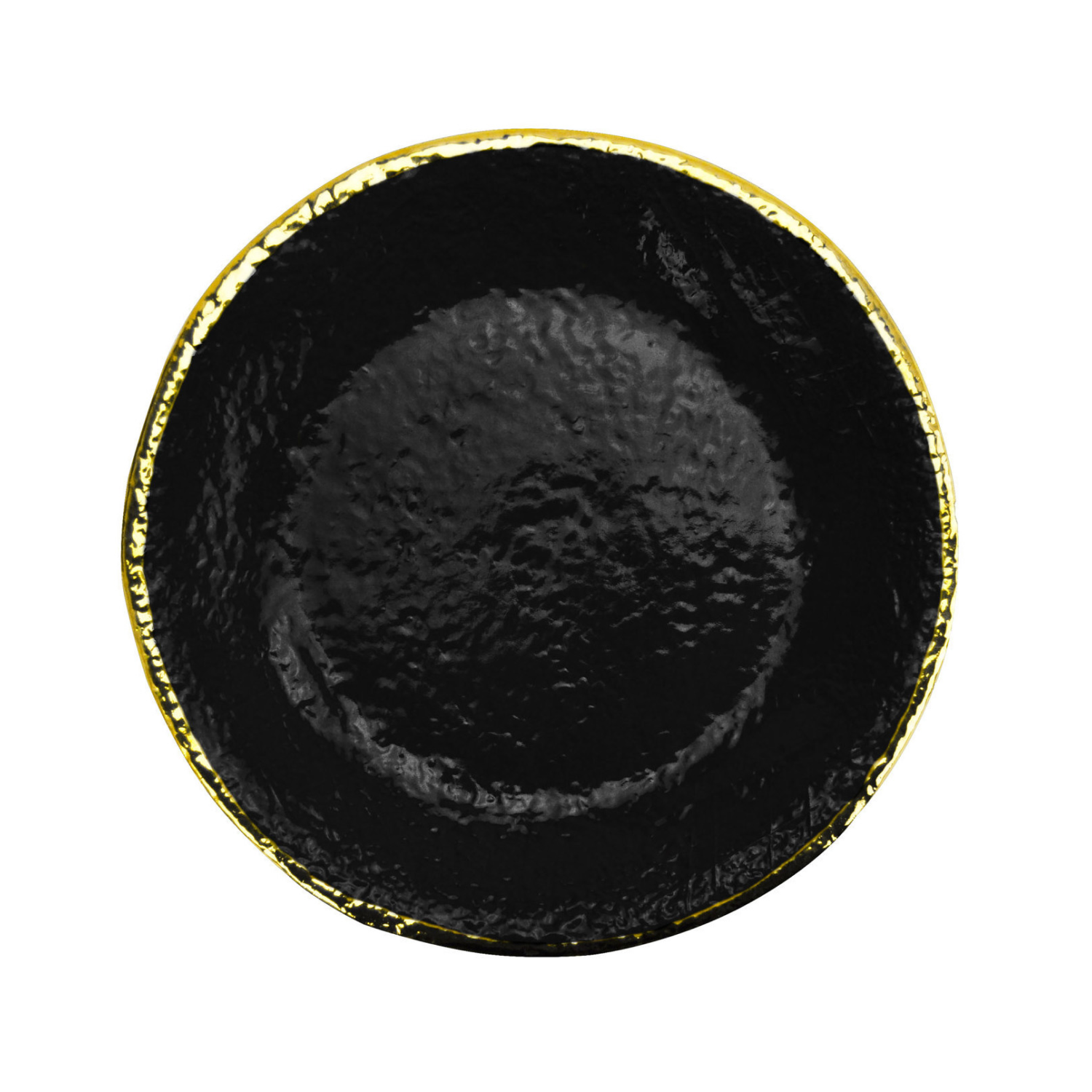 PRETA Oro Set 6 piatti frutta da 20cm Ceramica Nero