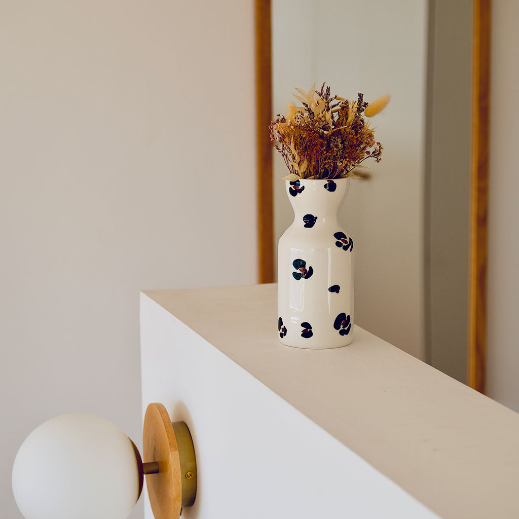 Totem in ceramica Mediterranea – Leopardo