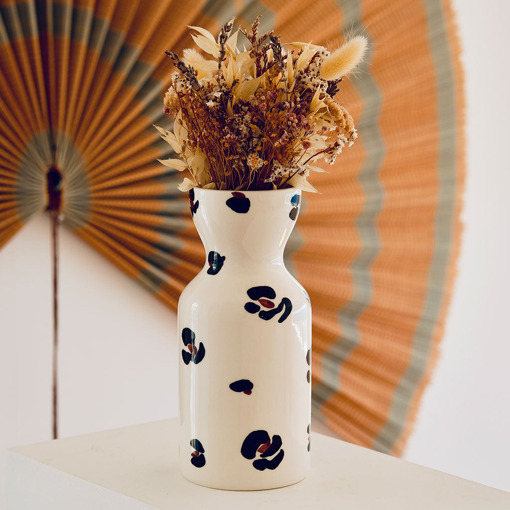 Totem in ceramica Mediterranea – Leopardo