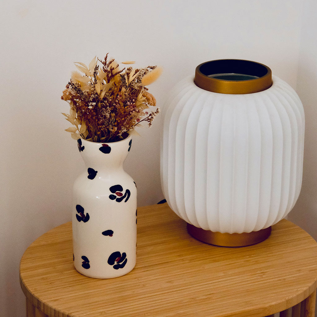 Totem in ceramica Mediterranea – Leopardo