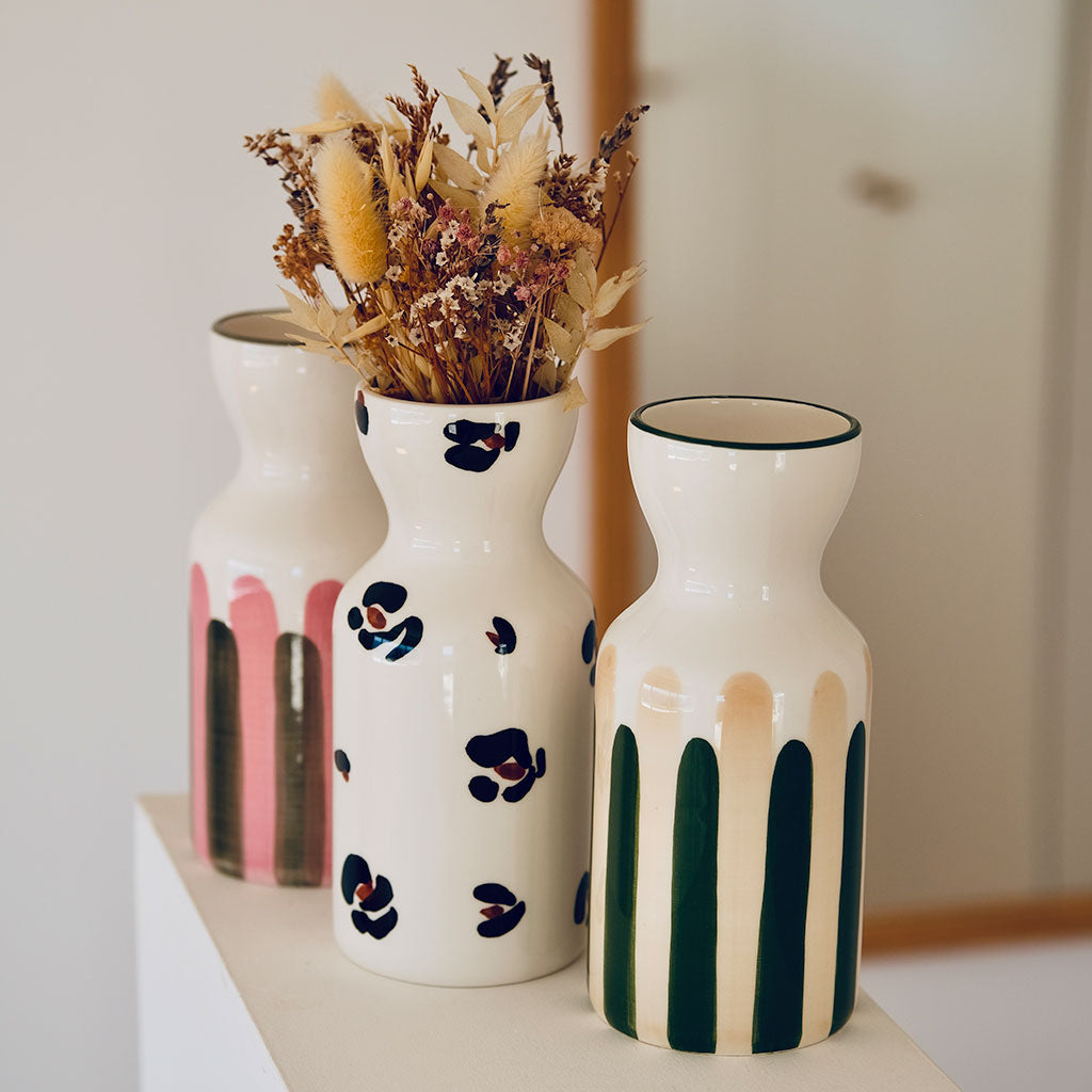 Totem in ceramica Mediterranea – Leopardo