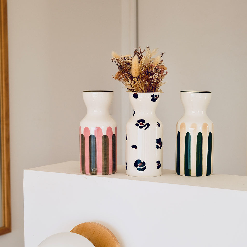 Totem in ceramica Mediterranea – Leopardo