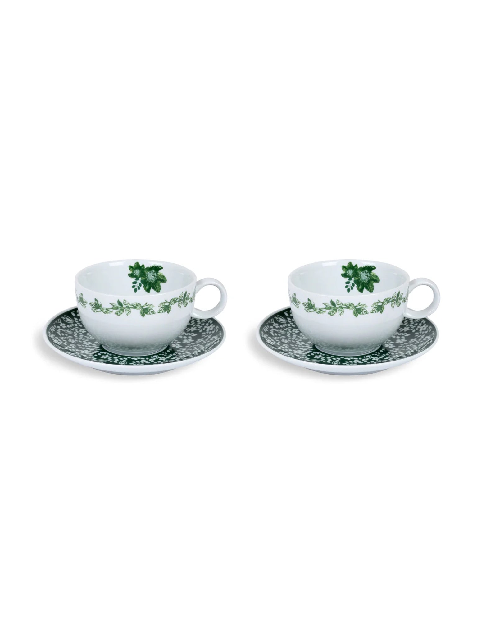 Tazze da tè vittoriane da giardino (set di 2 con scatola regalo)