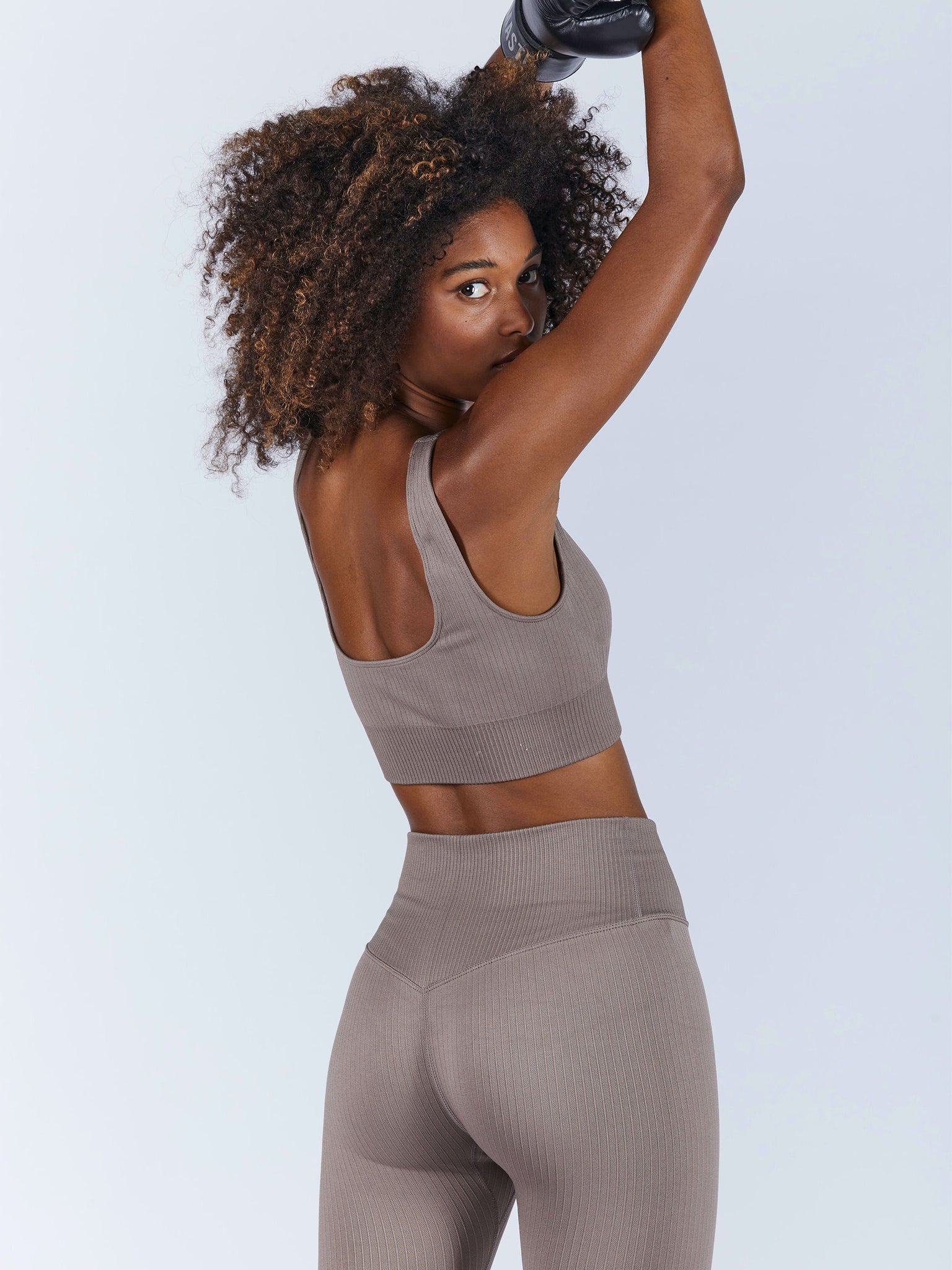 Leggings Georgia Marron Glacè - Onamaste Yoga