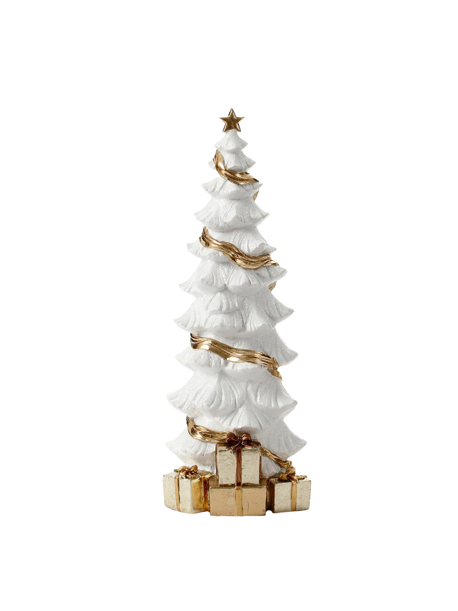 Albero Con Pacchi Noel Piccolo - Oro 14,5x39,5x15 cm