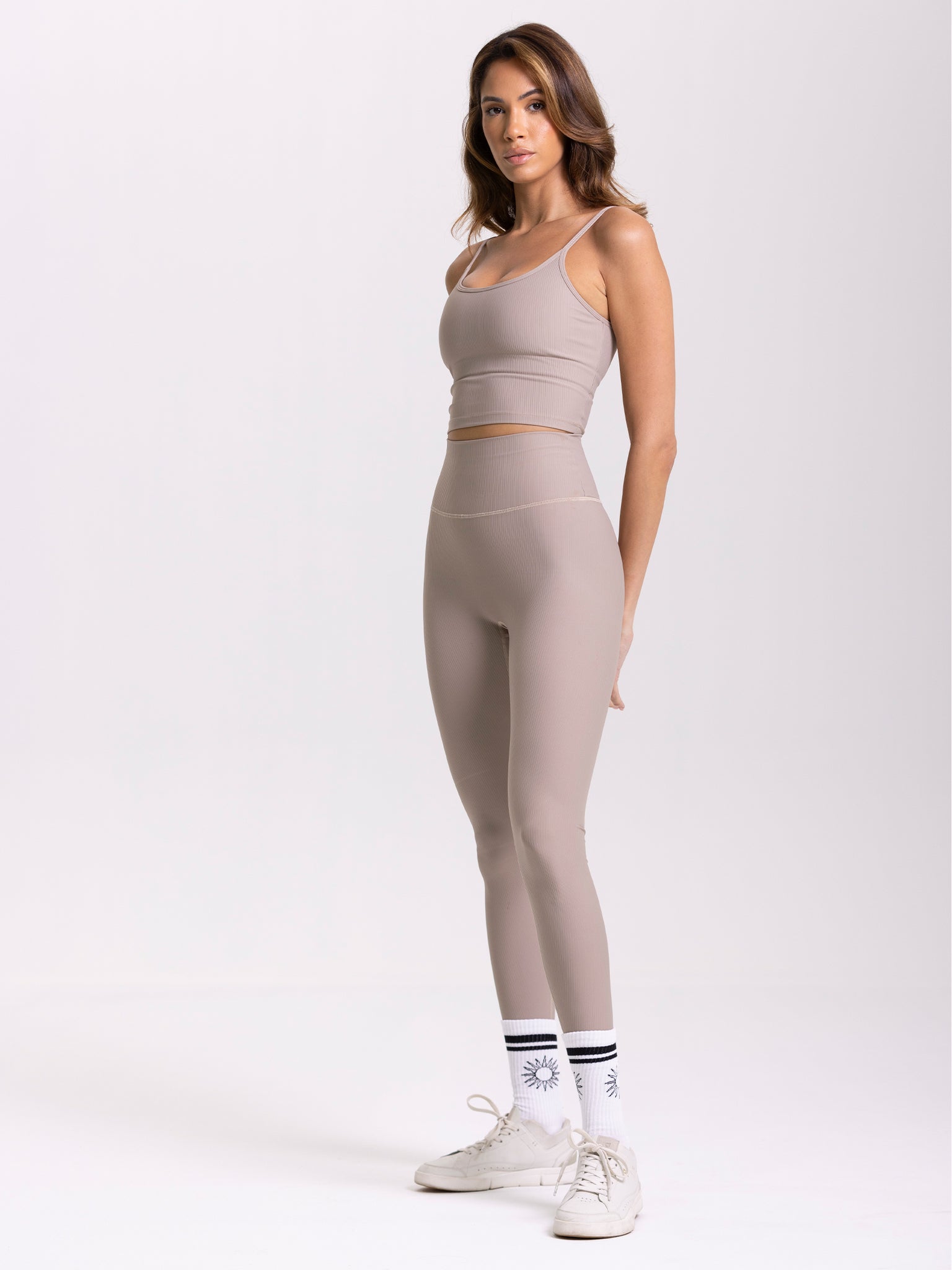 Leggings Lotus - Taupe