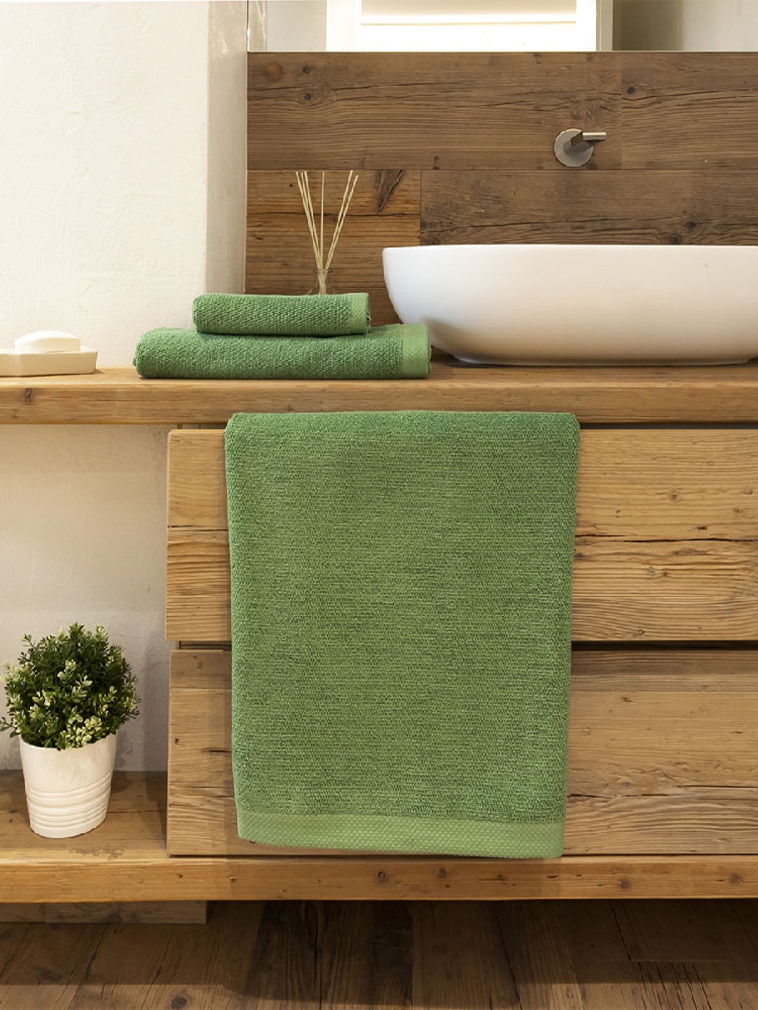 AMELIE Telo Bagno Verde