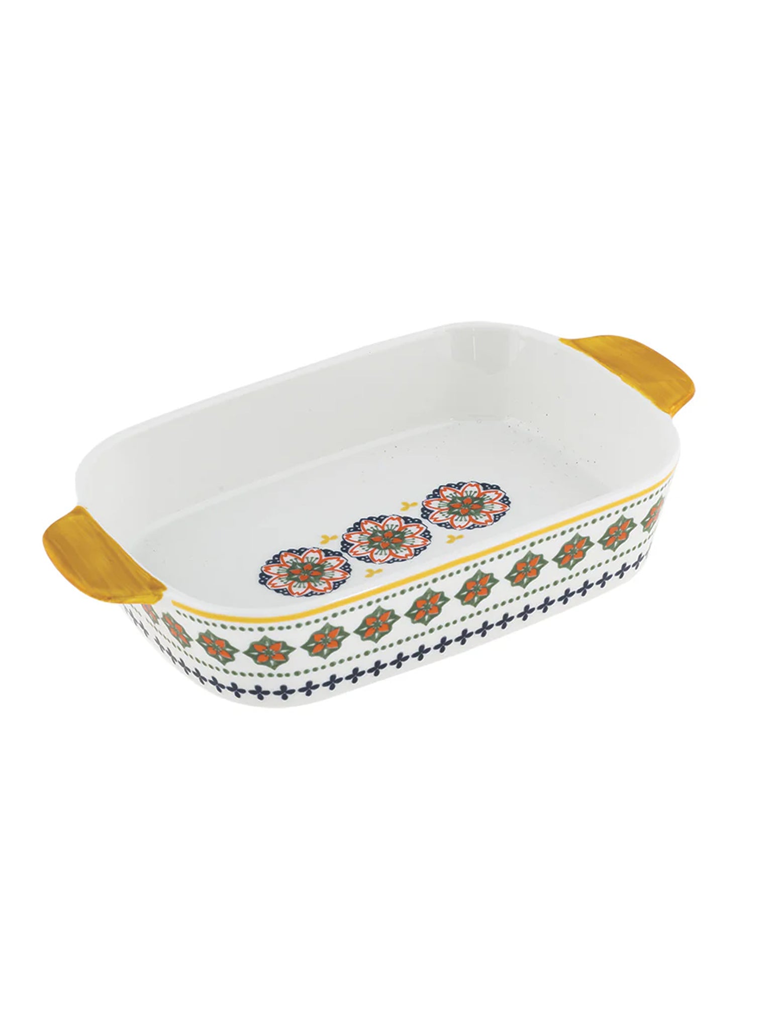 Pirofila Gardeny giallo new bone china 84161 cm 23x14x4,5