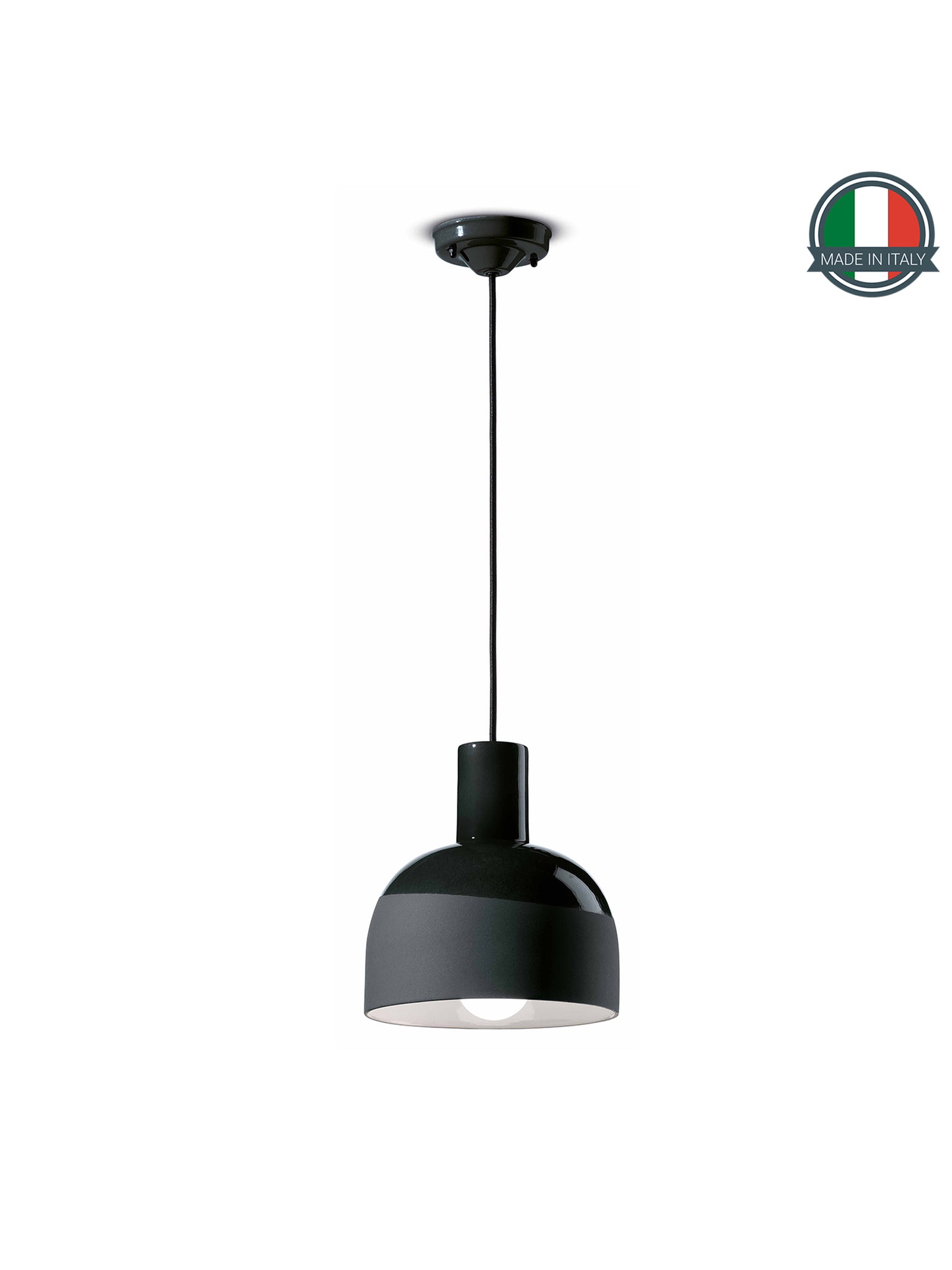 Lampada A Sospensione Caxixi Nero Carbone