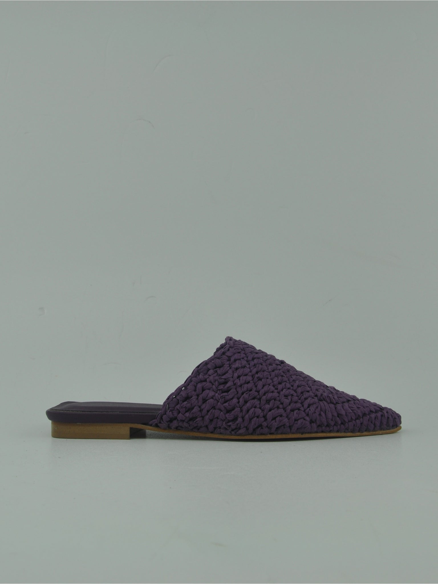 SABOT 10 IN RAFFIA VIOLA