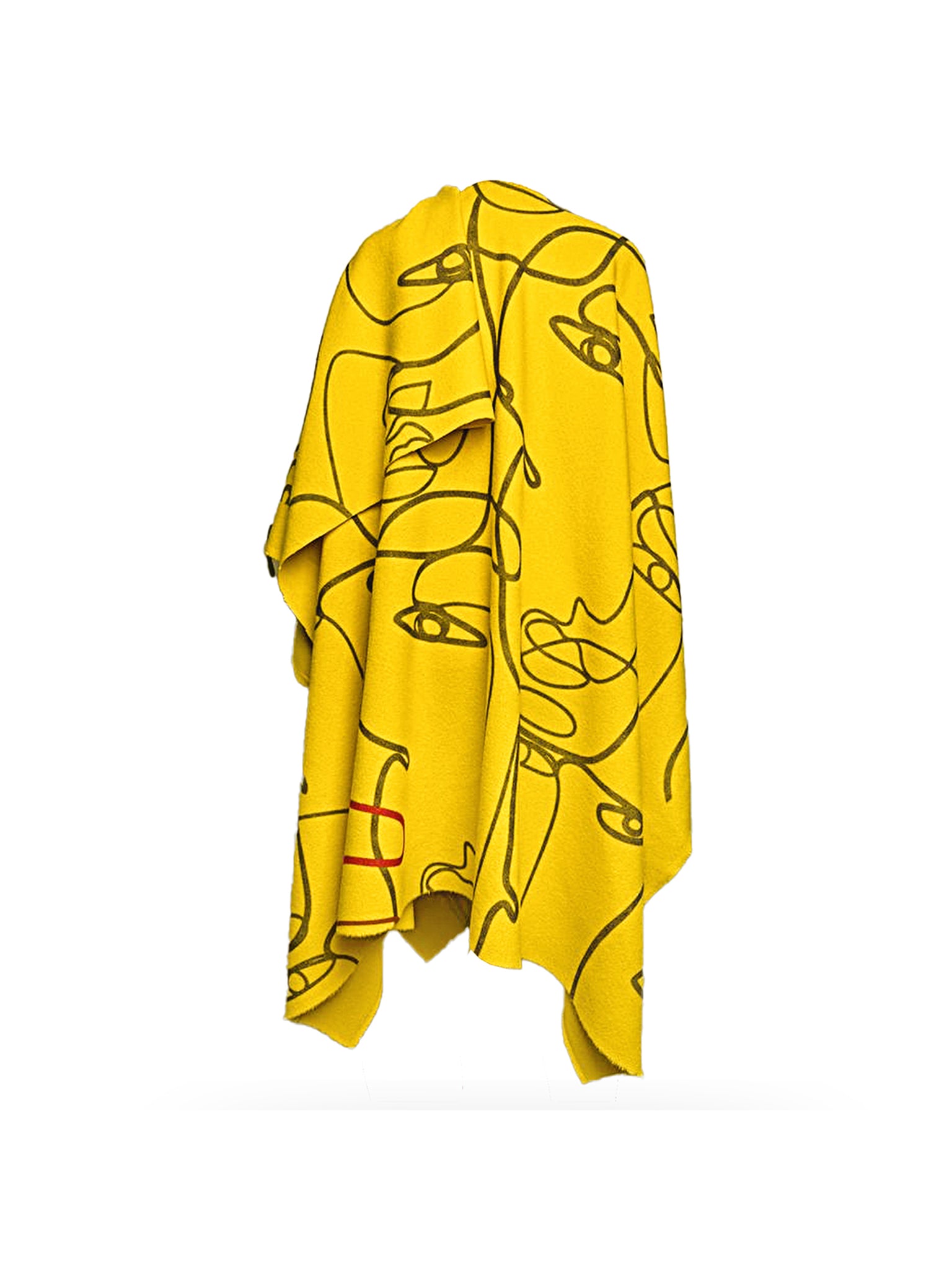 Poncho FACE giallo