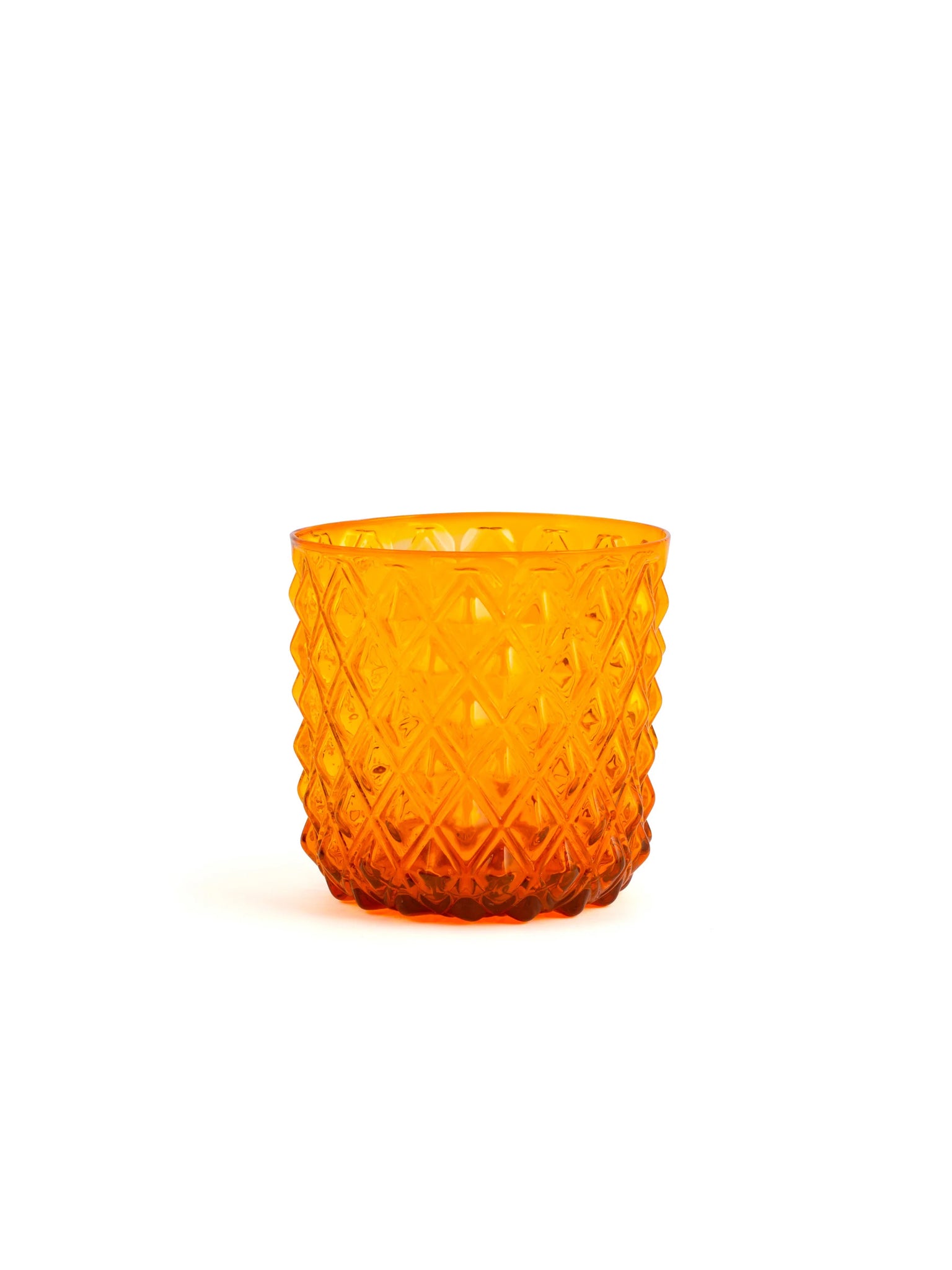 Set 6 Bicchieri Murano Arancio Cl 30
