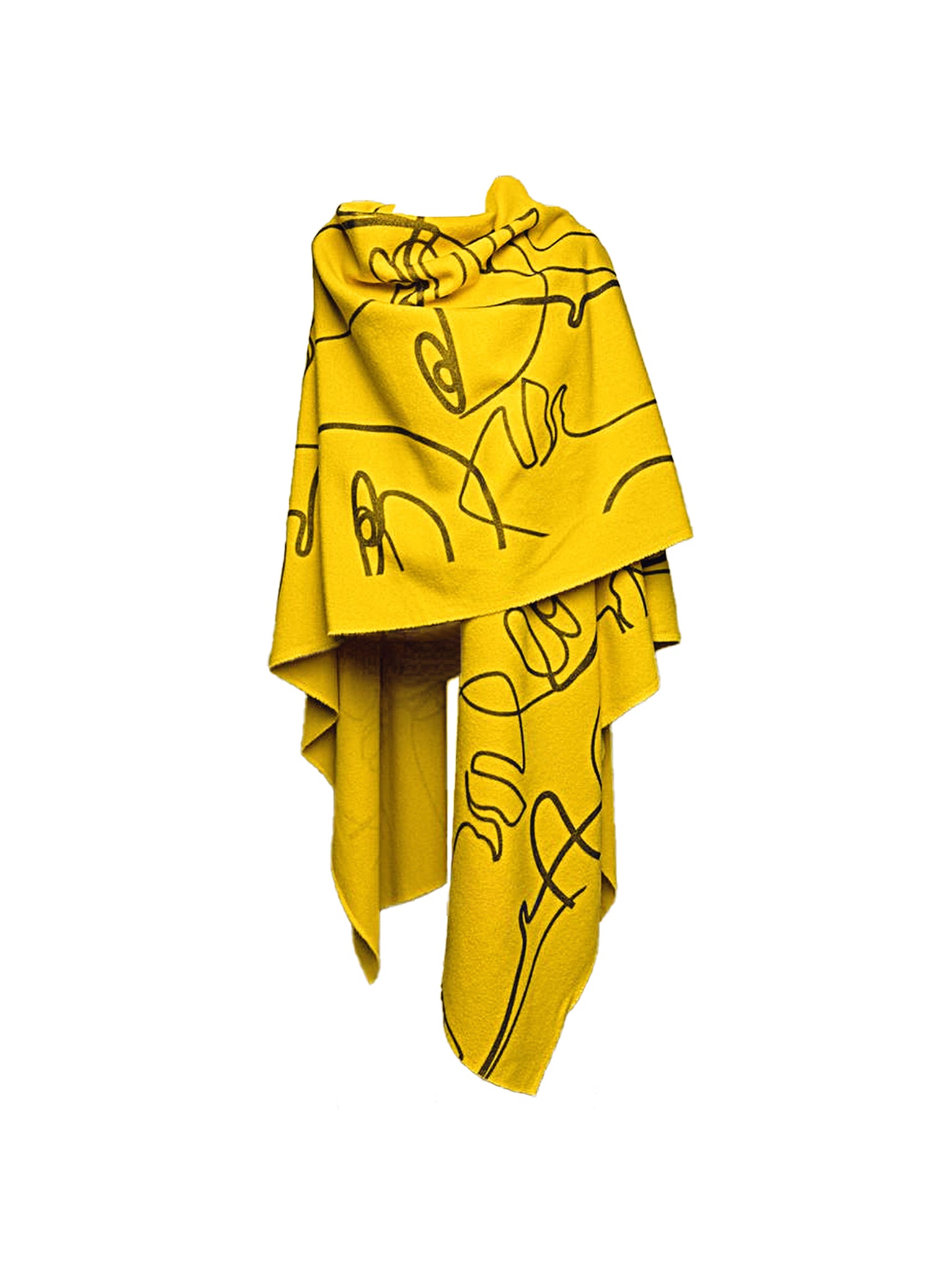 Poncho FACE giallo