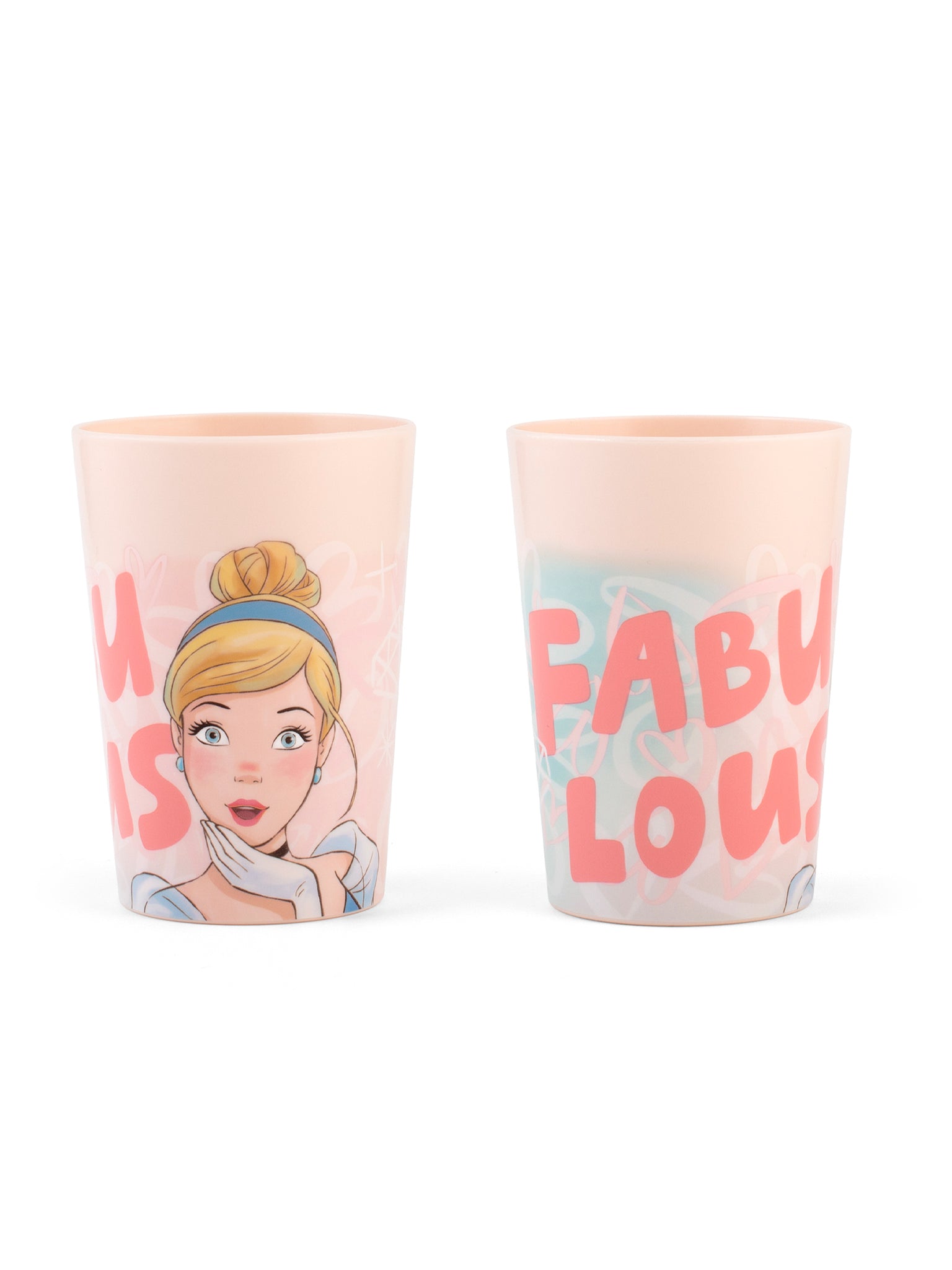 Princess Set 3 Pezzi Bimbo, Polipropilene, Rosa, Decorato