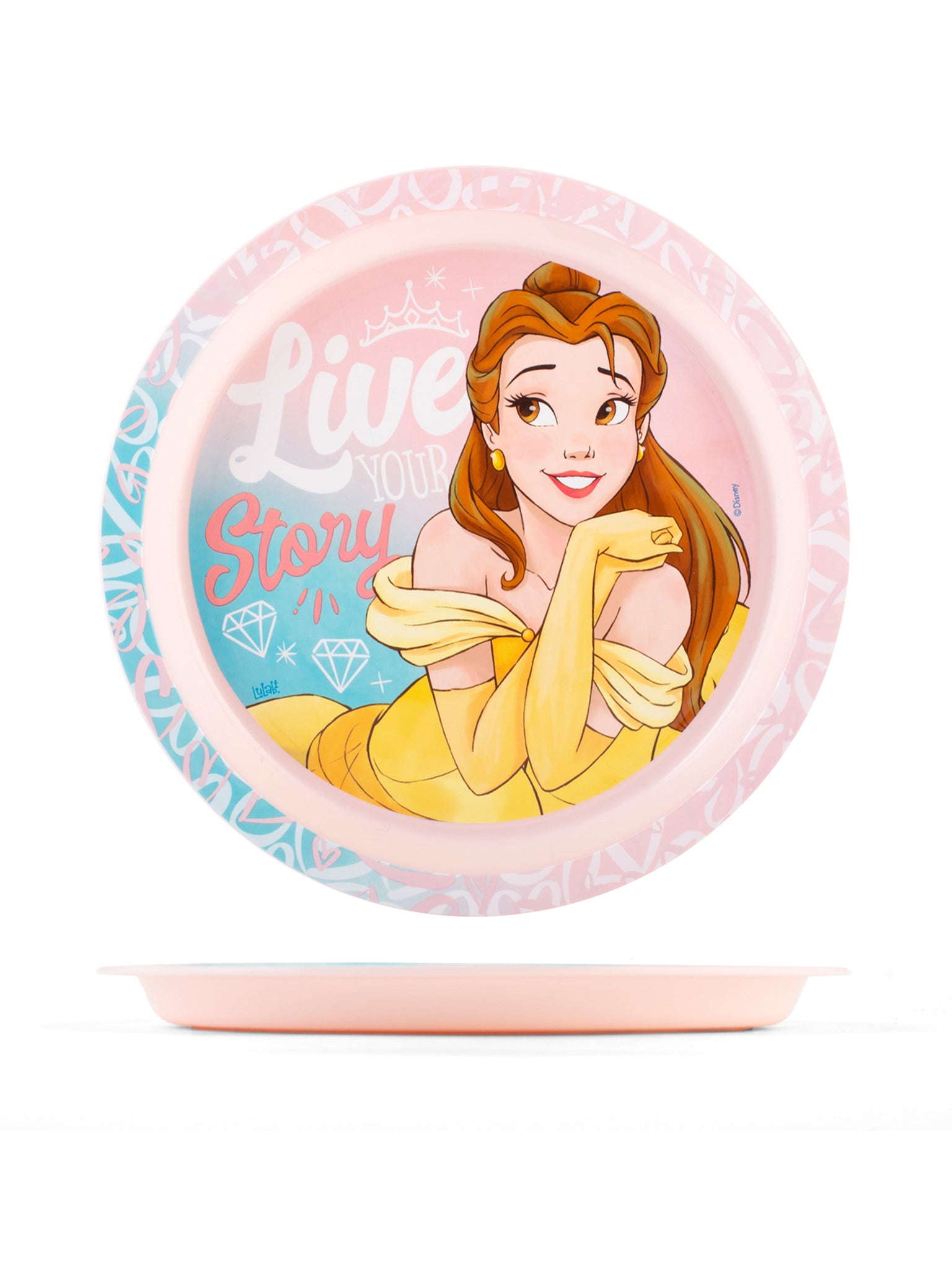 Princess Set 3 Pezzi Bimbo, Polipropilene, Rosa, Decorato