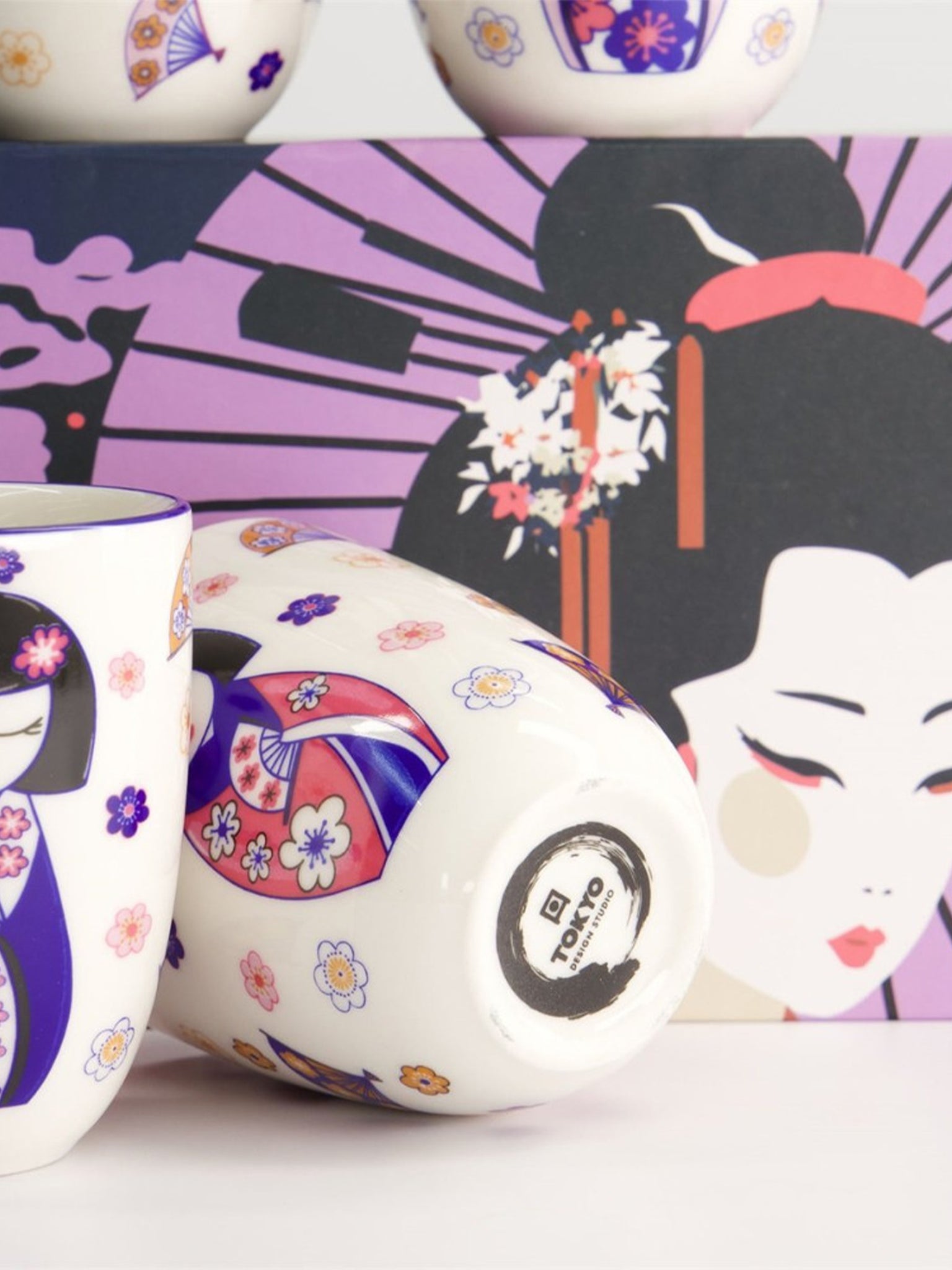 Kawaii Maiko Mug Giftset 4Pz 7X8Cm 170Ml Gb