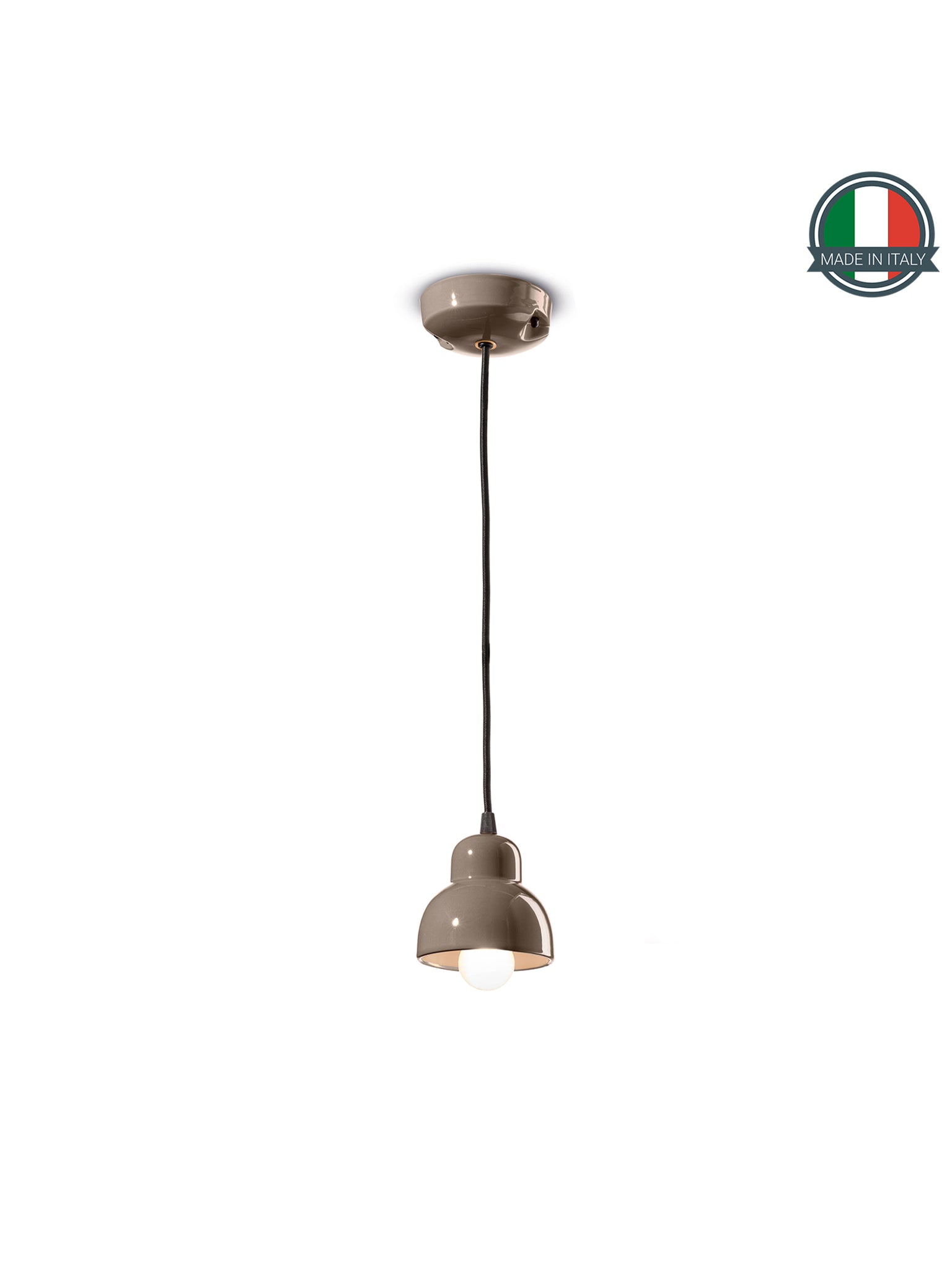 Lampada A Sospensione Berimbau Marrone Moka C2610(MOK)