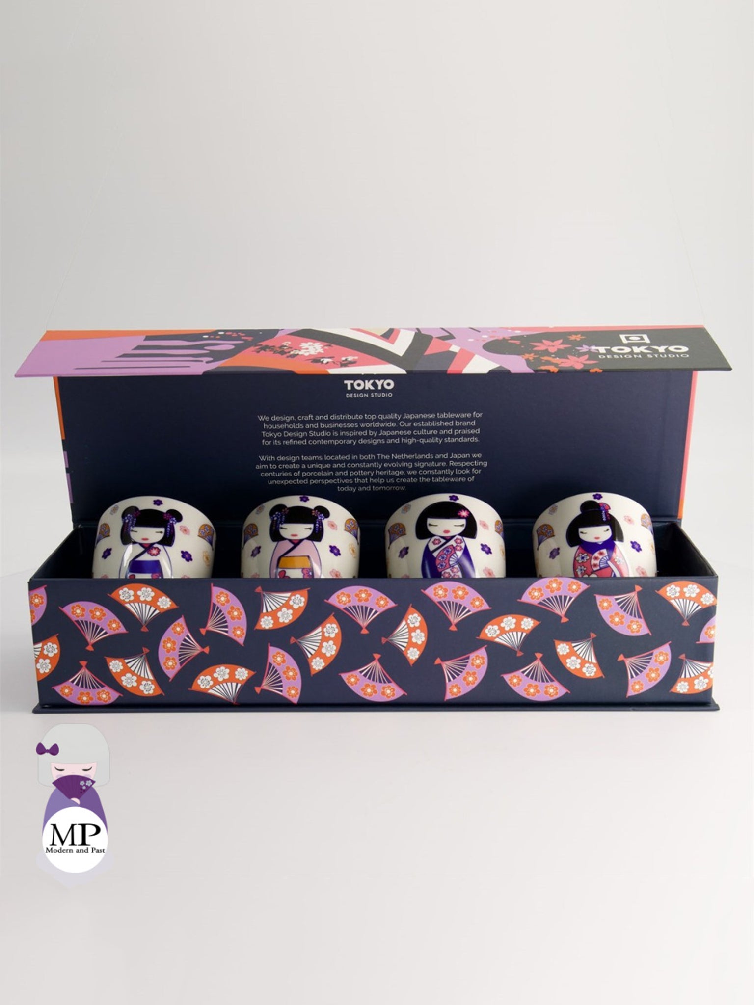 Kawaii Maiko Mug Giftset 4Pz 7X8Cm 170Ml Gb