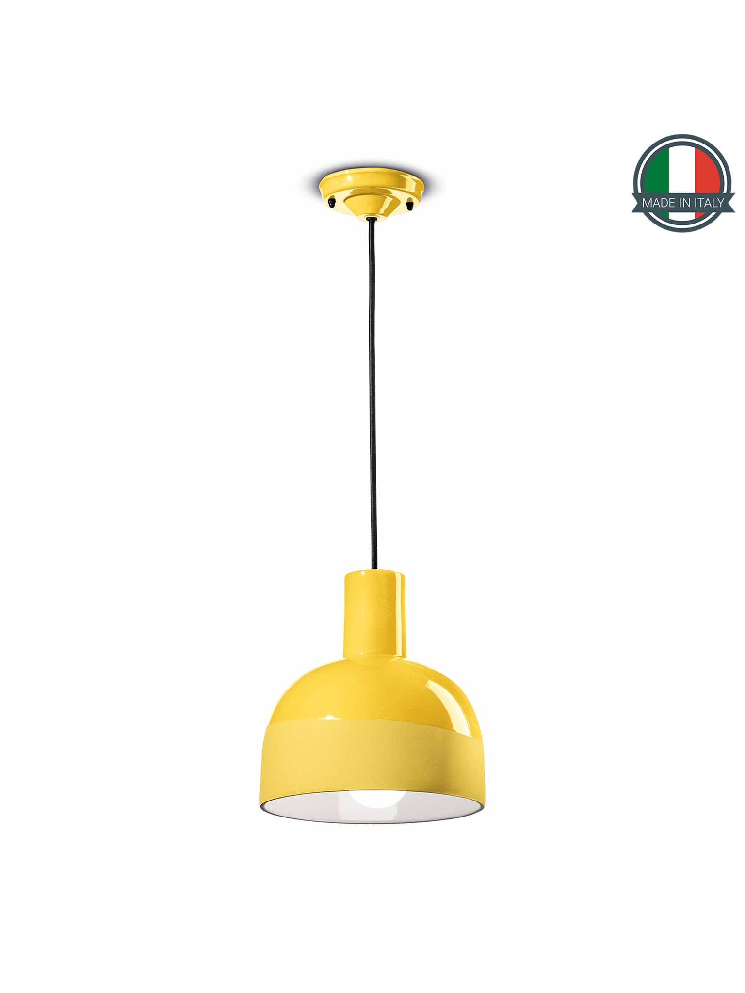 Lampada A Sospensione Caxixi Giallo Limone