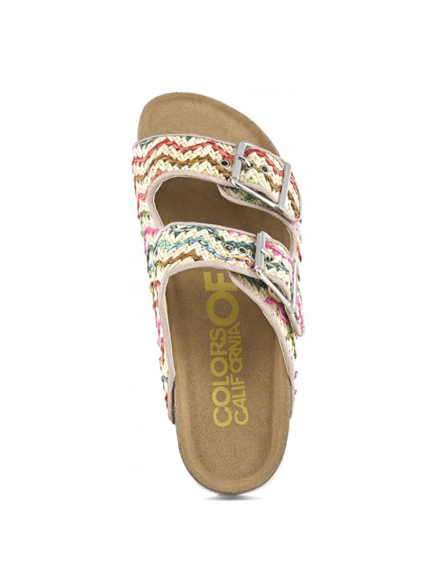 Bio in multicolor raffia WHITE - Colors of California