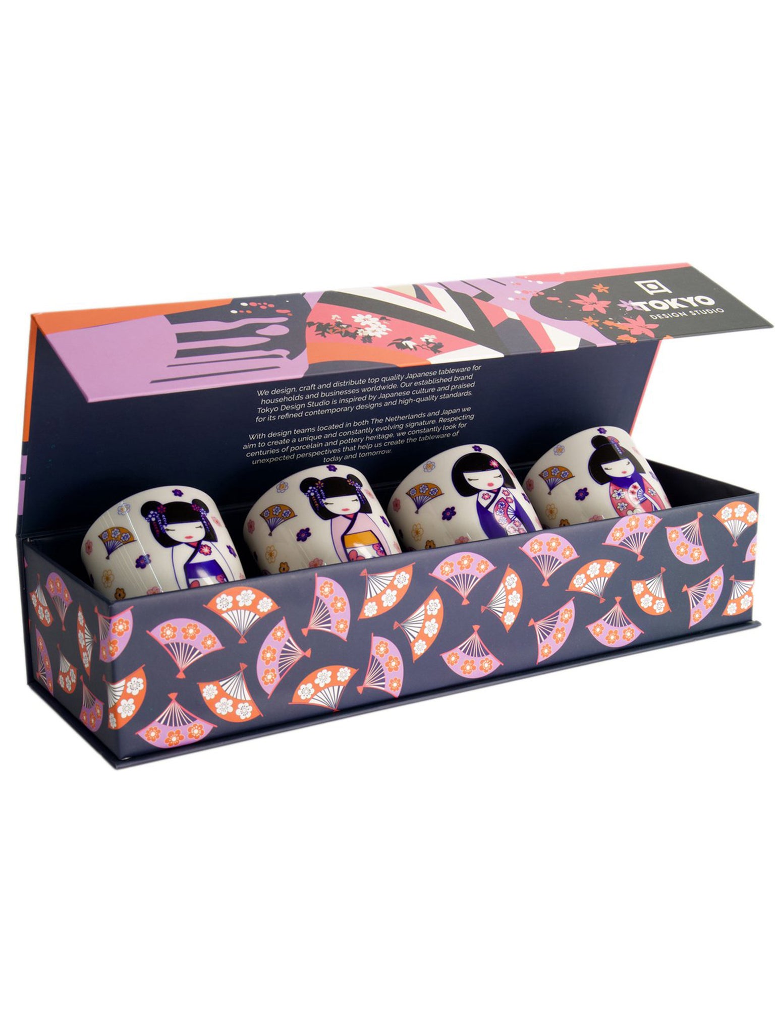 Kawaii Maiko Mug Giftset 4Pz 7X8Cm 170Ml Gb