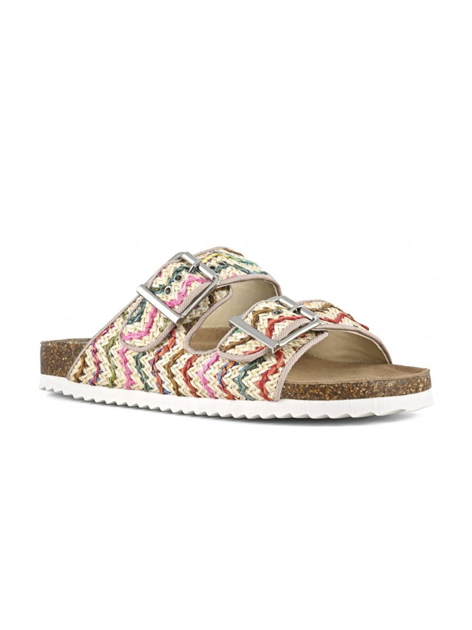 Bio in multicolor raffia WHITE - Colors of California