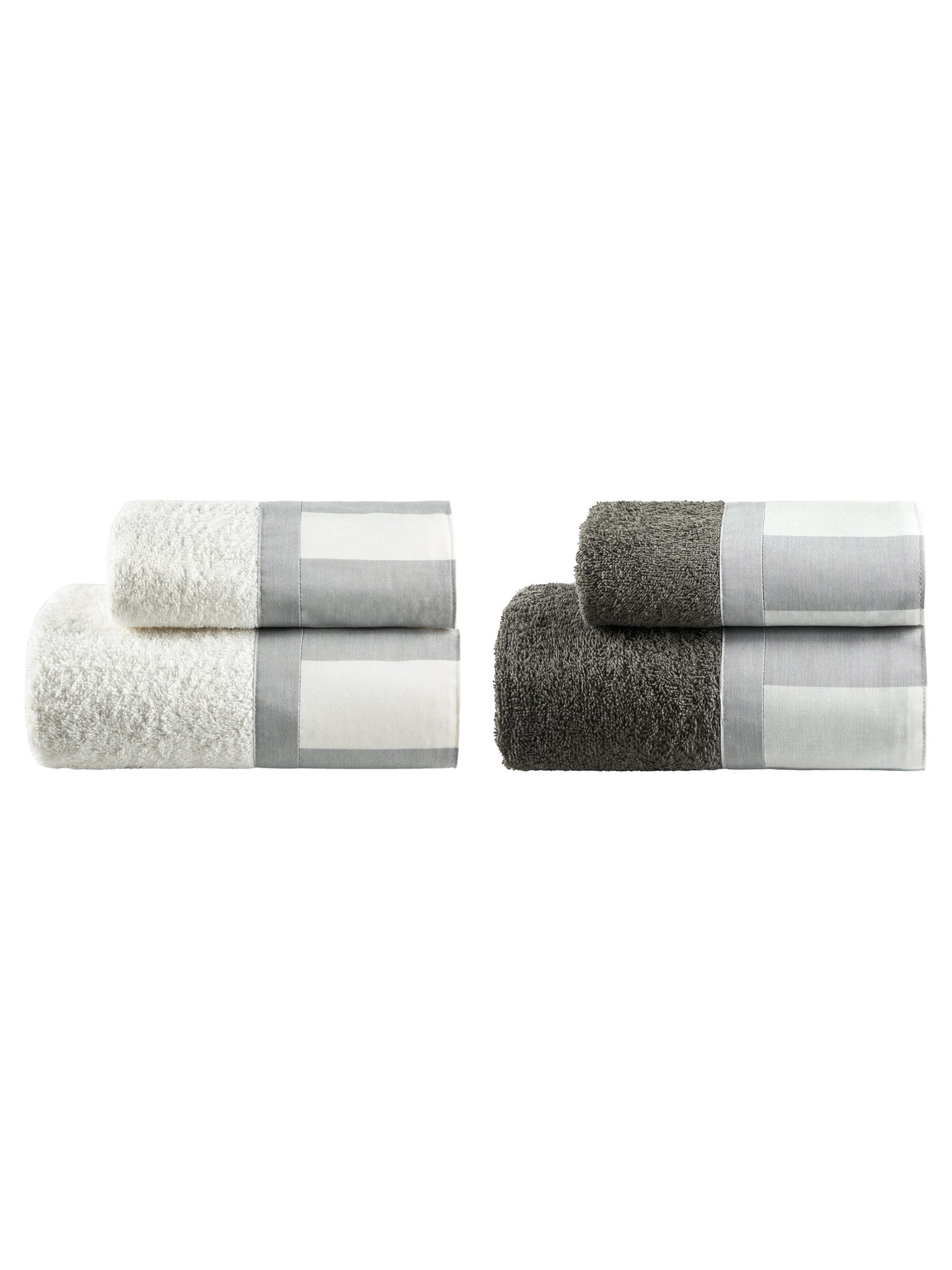 MAUI Set 4 pezzi viso + ospite, Grisaglia