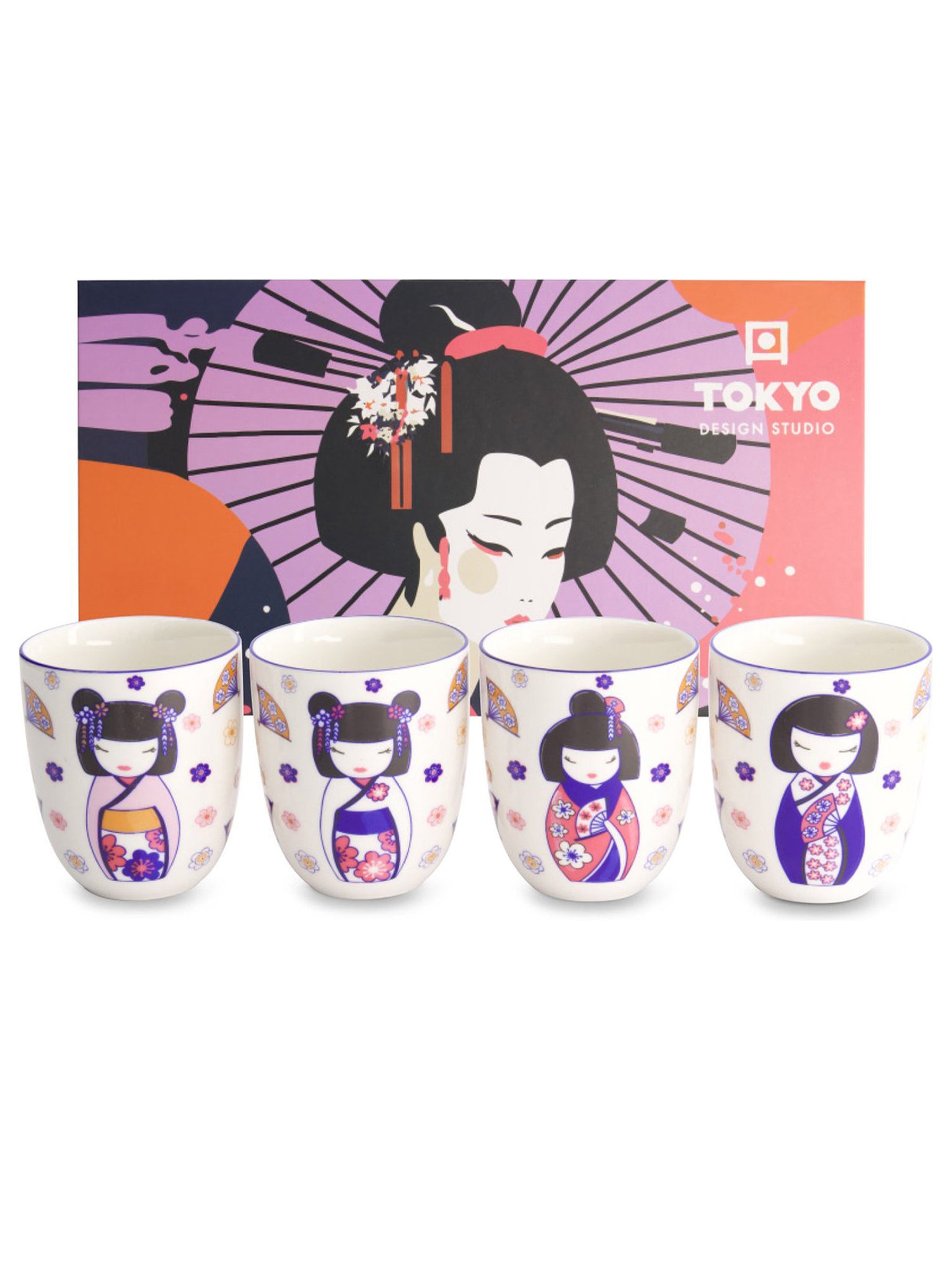 Kawaii Maiko Mug Giftset 4Pz 7X8Cm 170Ml Gb