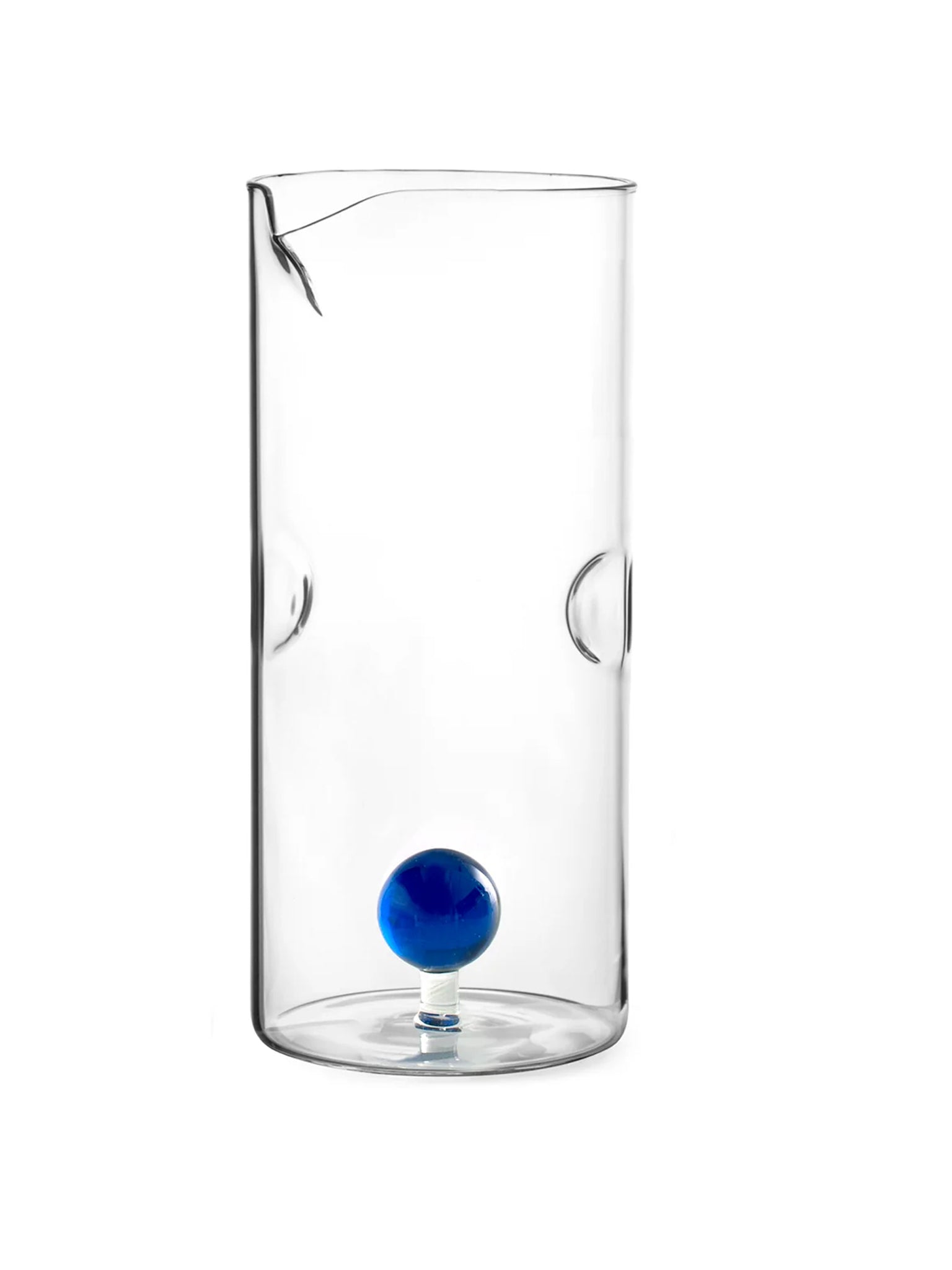 Caraffa borosilicato con sfera blu 1,4 lt