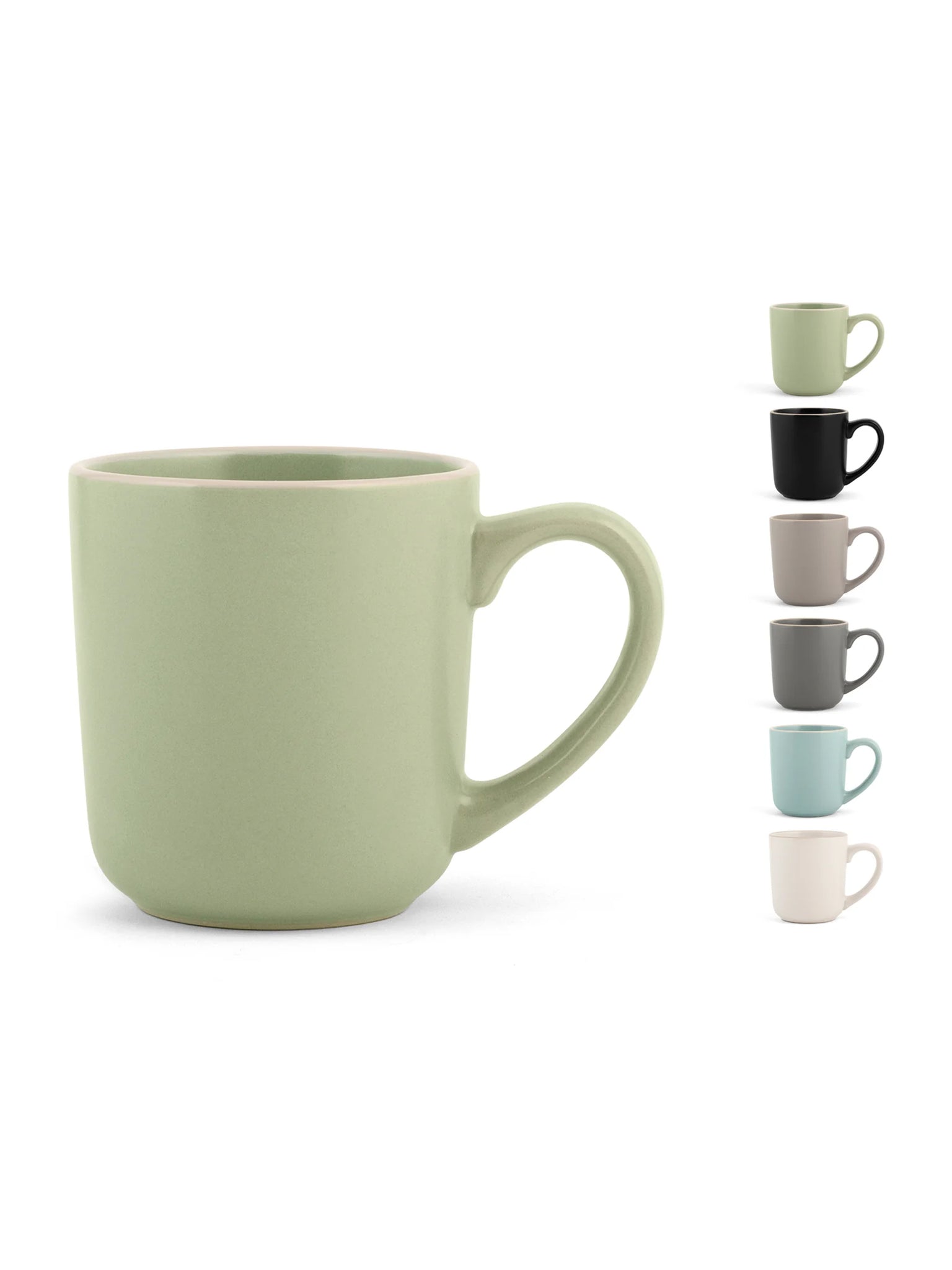 Set 6 Mug Bergen Colori Assortiti 400 cc