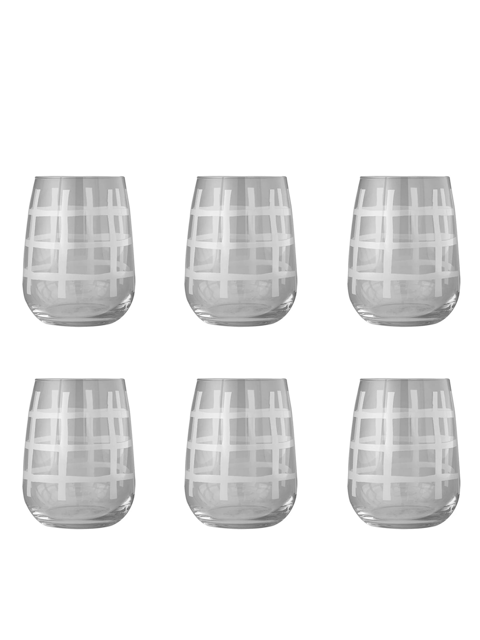 Bicchiere Acqua Muschio bianco 85526 set 6 pezzi